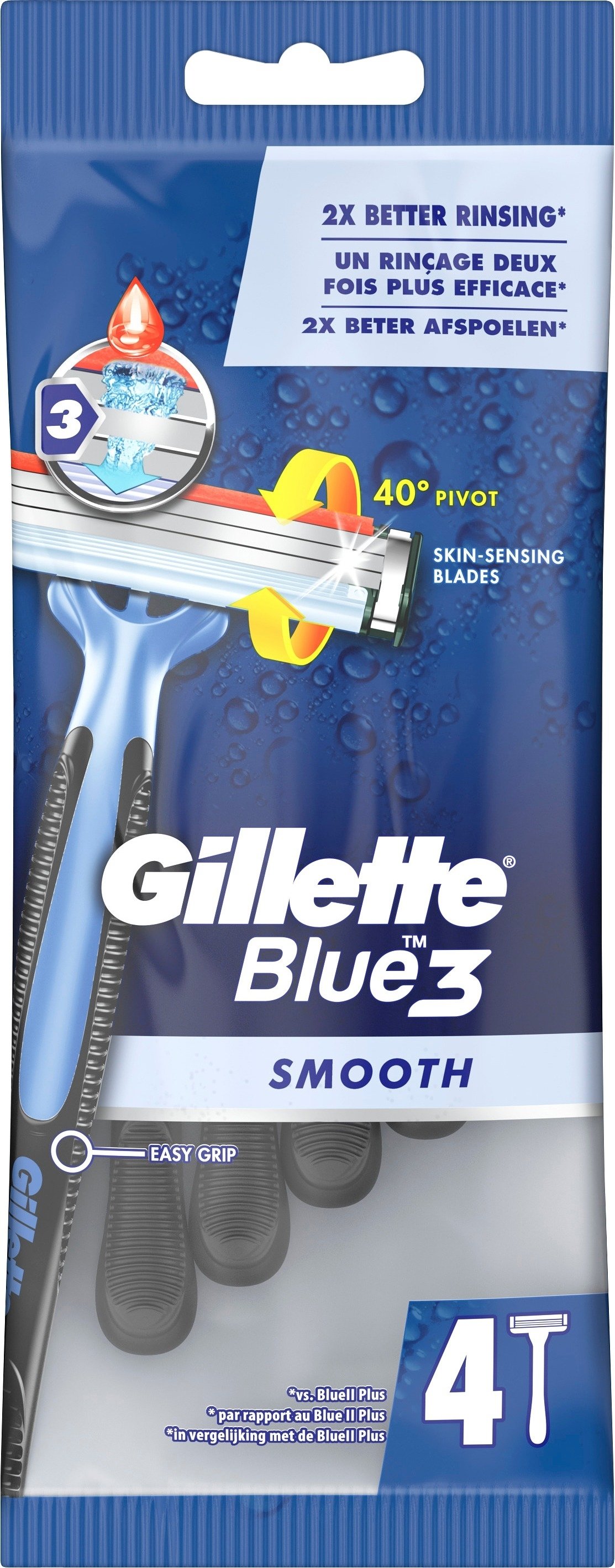 Gillette Blue3 Engångsrakhyvlar 4st
