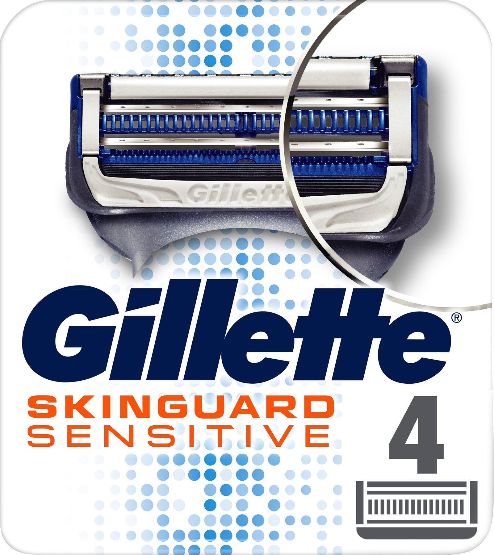 Gillette Skinguard Rakblad 4st