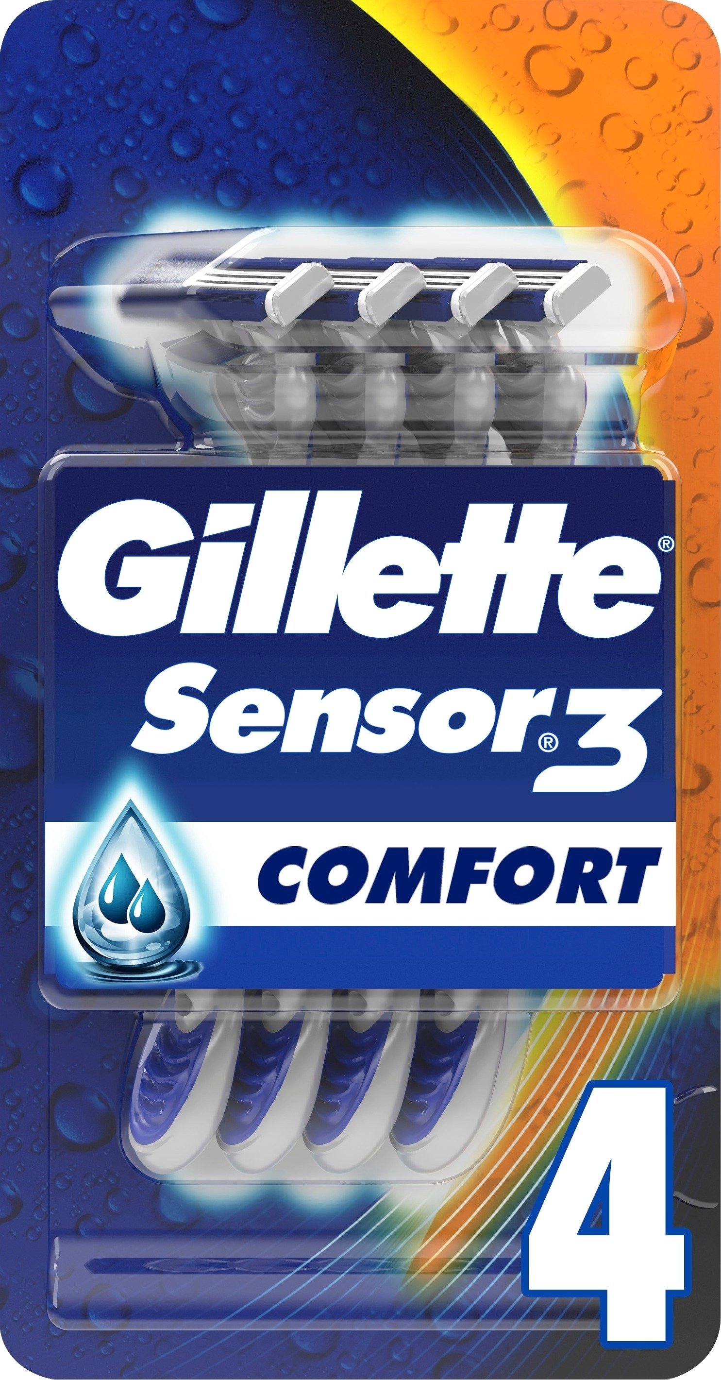 Gillette Sensor3 Rakhyvel 4st