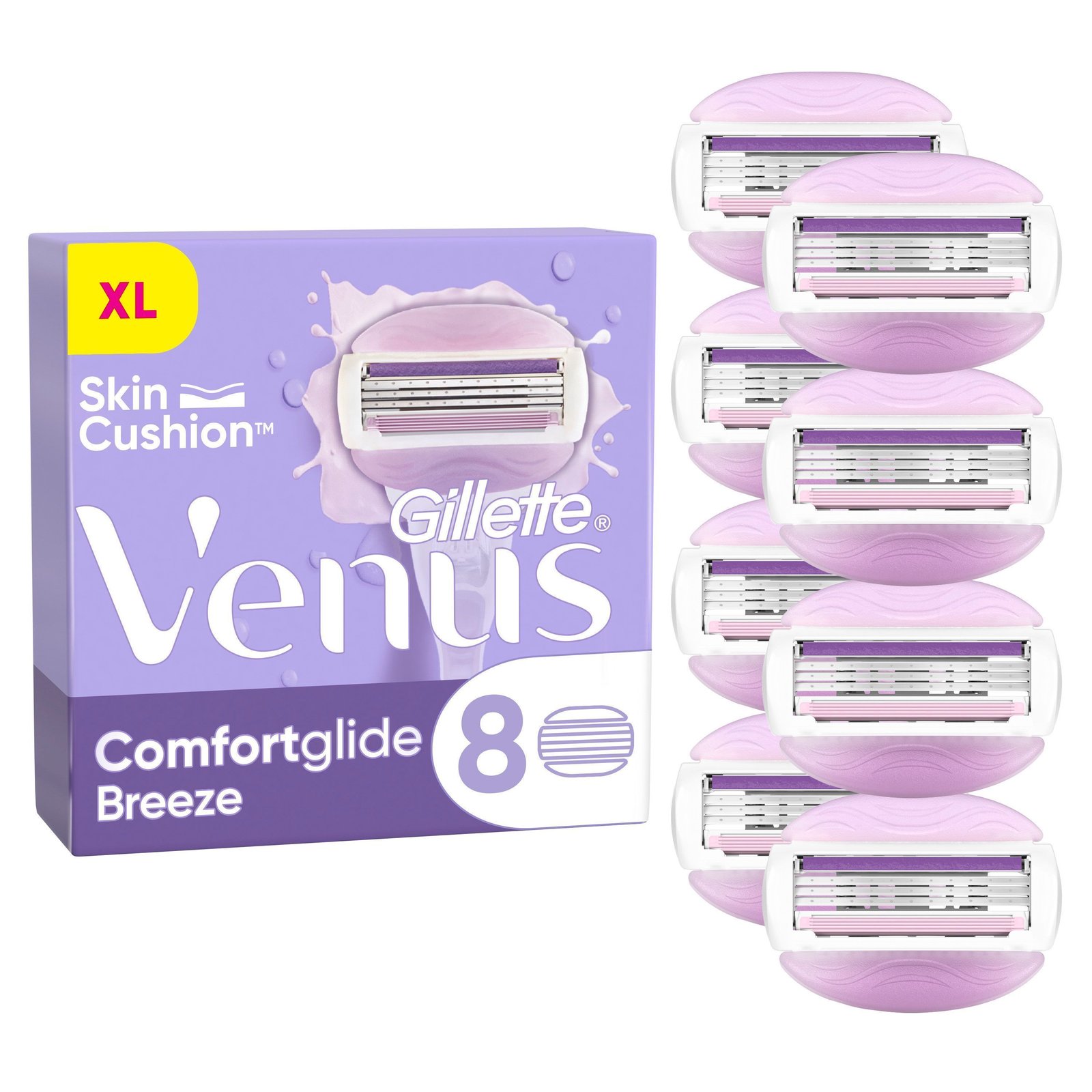 Gilette Venus Comfortglide Breeze Rakblad 8 st
