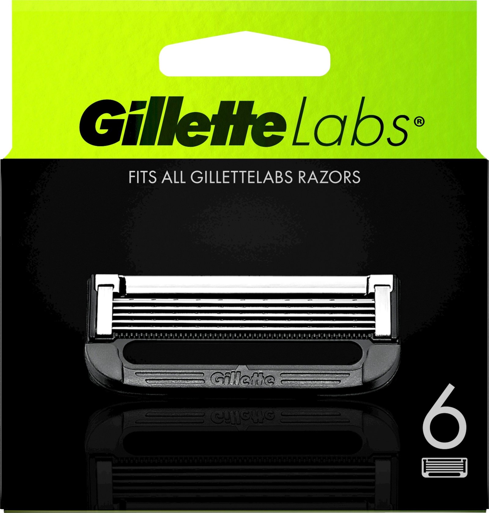 Gillette Labs Rakbladsrefill 6 st