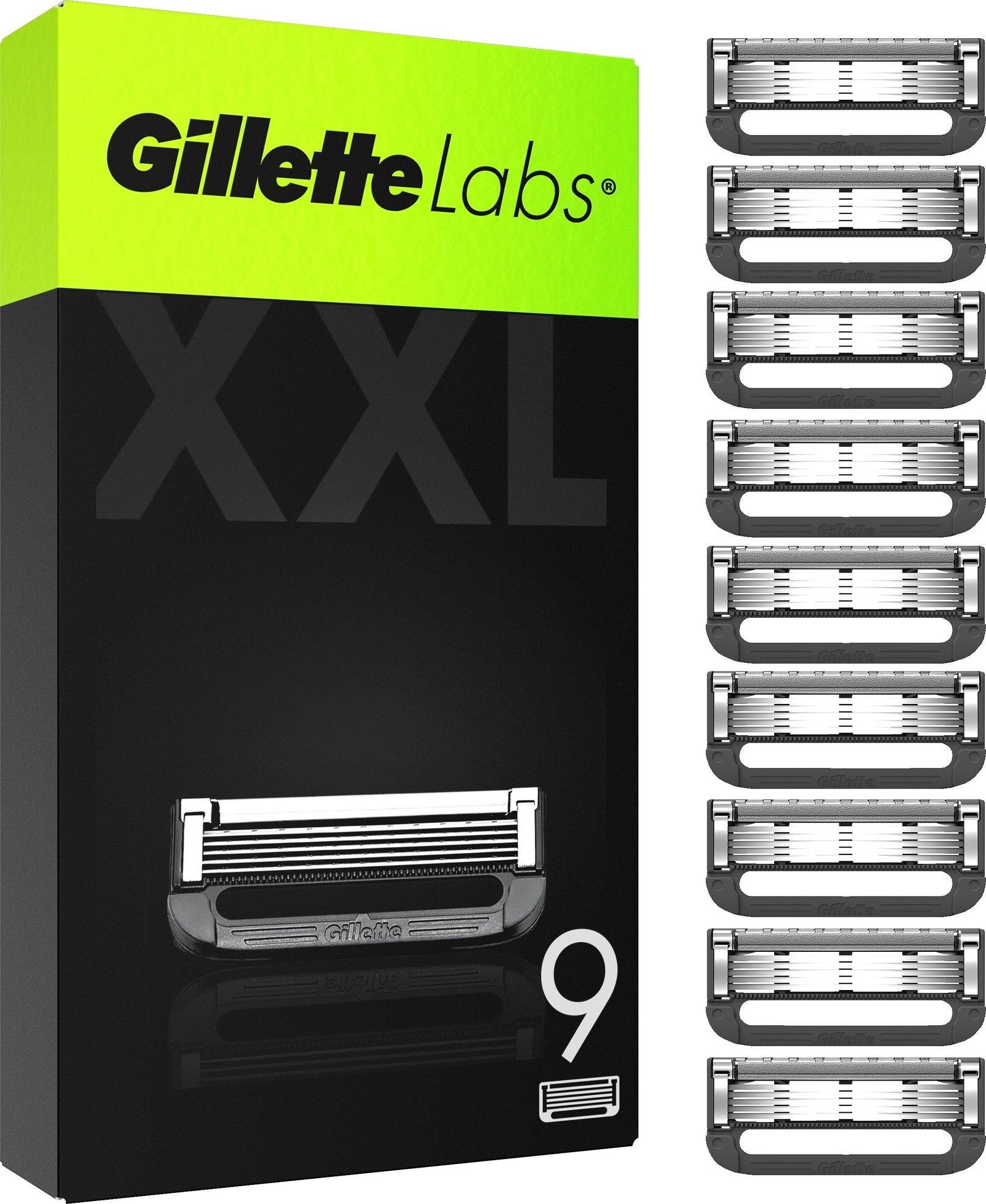 Gillette Labs Rakbladsrefill 9st