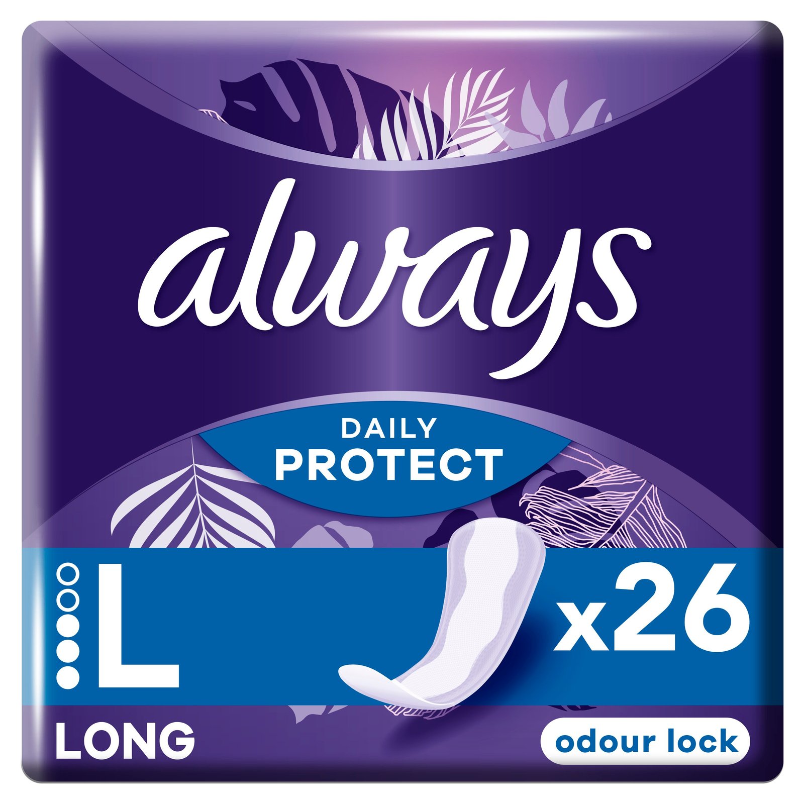 Always Dailies Large Extra Protect Trosskydd 26 st