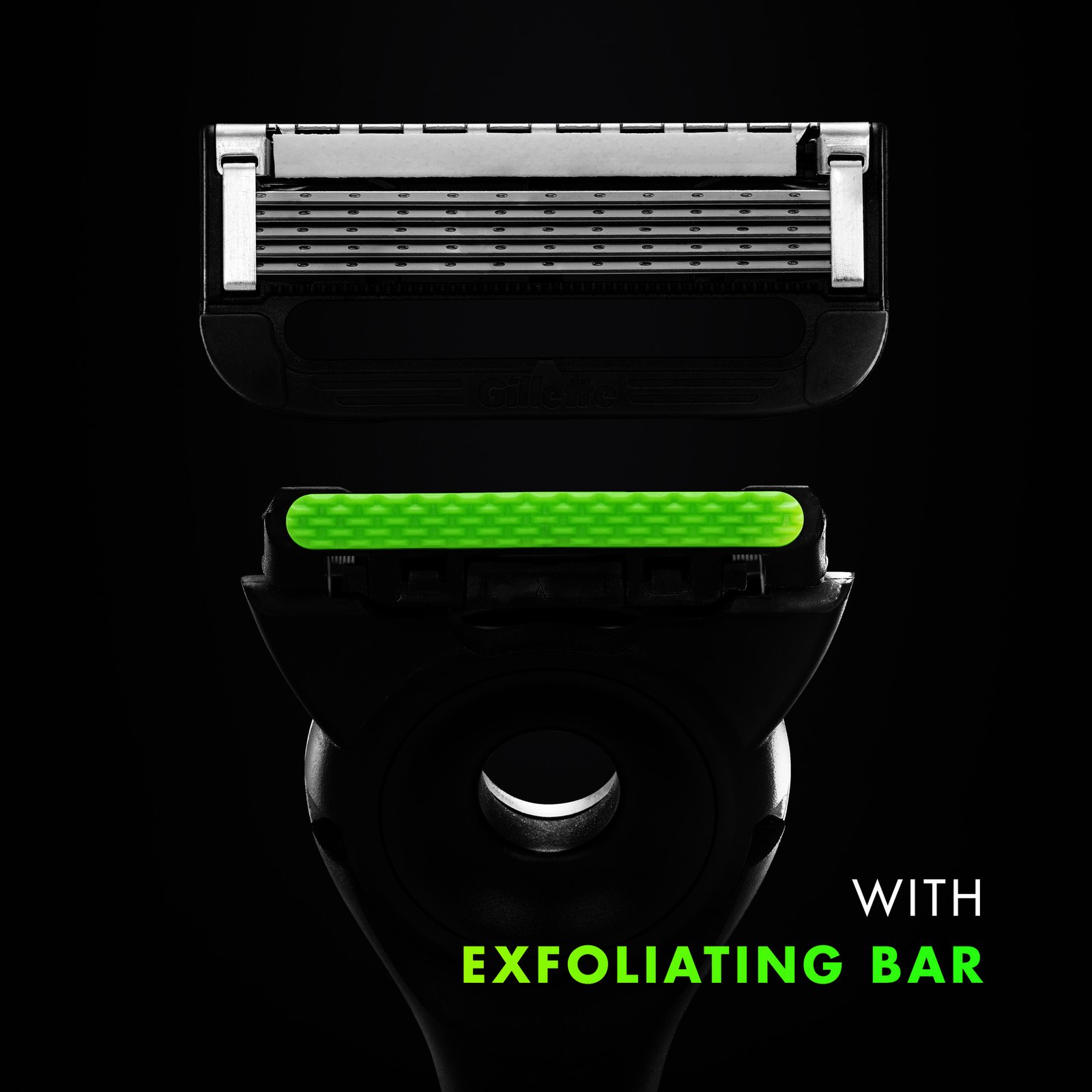 Gillette Labs rakhyvel med Exfoliating Bar, 1 rakblad