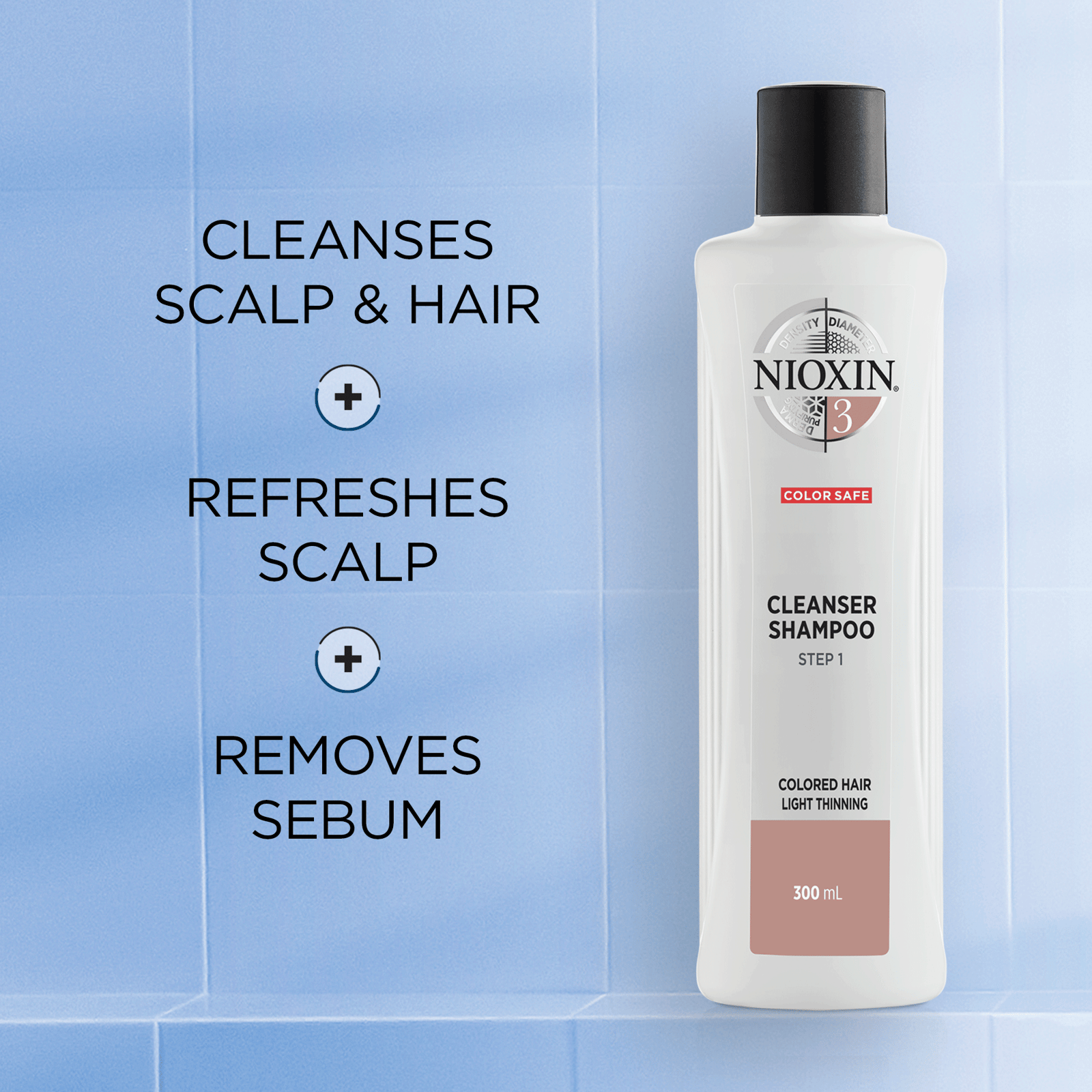 NIOXIN Hair System 3 Cleanser Shampoo 300 ml