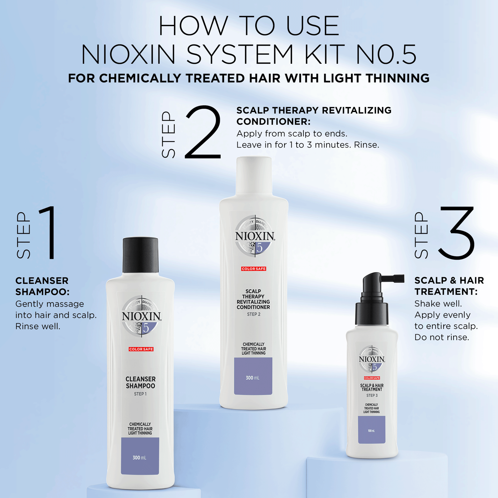 NIOXIN Hair System 5 Cleanser Shampoo 300 ml