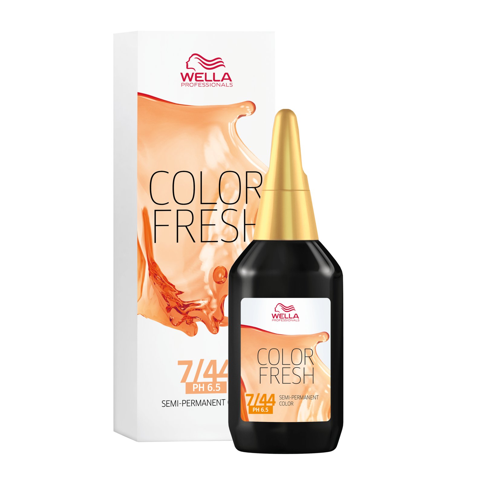 Wella Professionals   Color Fresh 7/44 Medium Intensive Red Blonde 75 ml