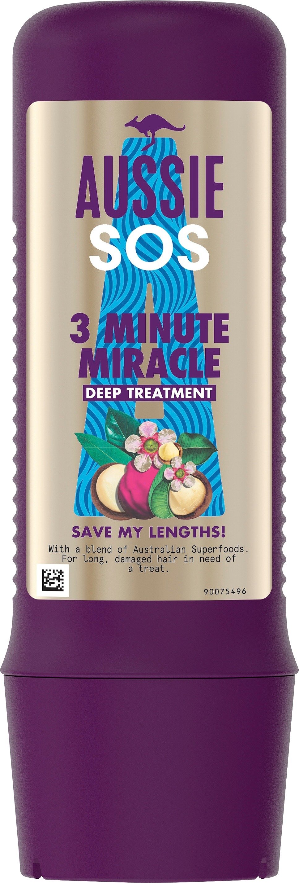 Aussie SOS Save My Lengths! 3 Minute Miracle Djupvårdande Hårinpackning 225 ml