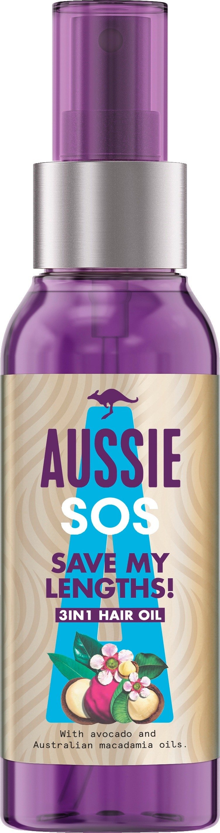 Aussie SOS Save My Lengths! 3 i 1 Hårolja 100 ml