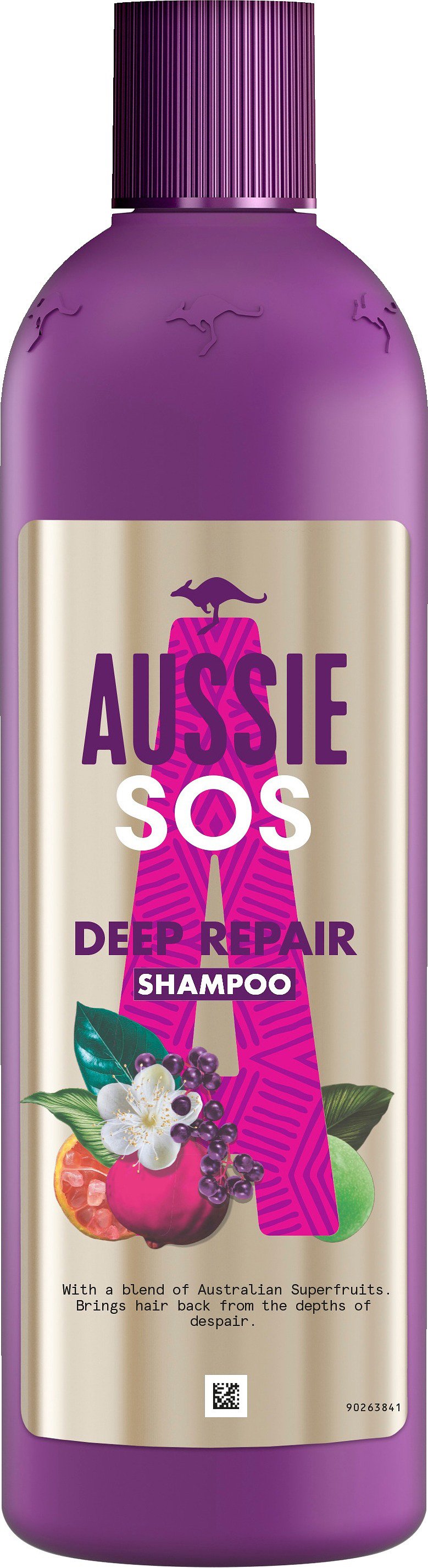Aussie Hair Care SOS Deep Repair Schampo för skadat hår 490 ml