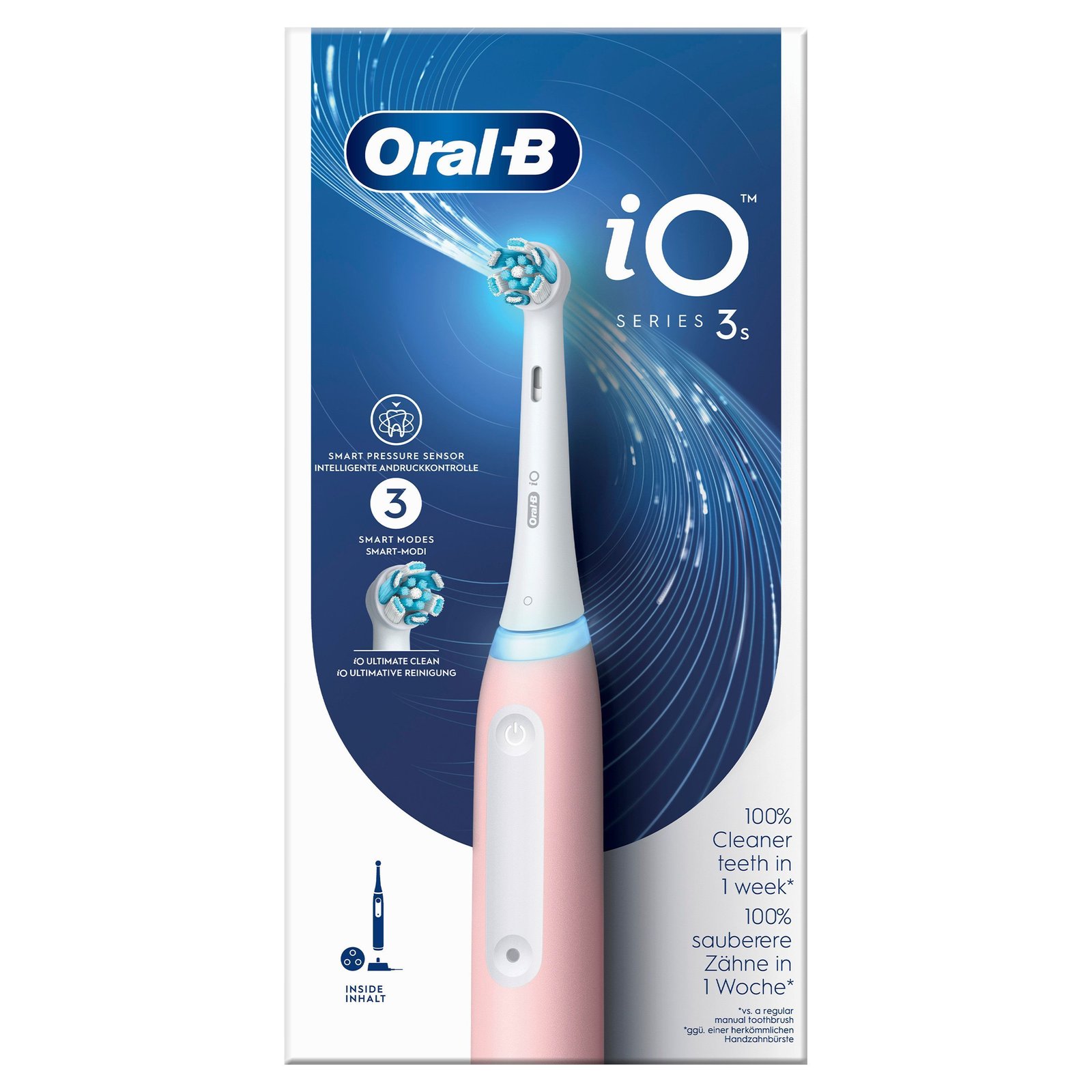 Oral-B iO 3S Rosa eltandborste