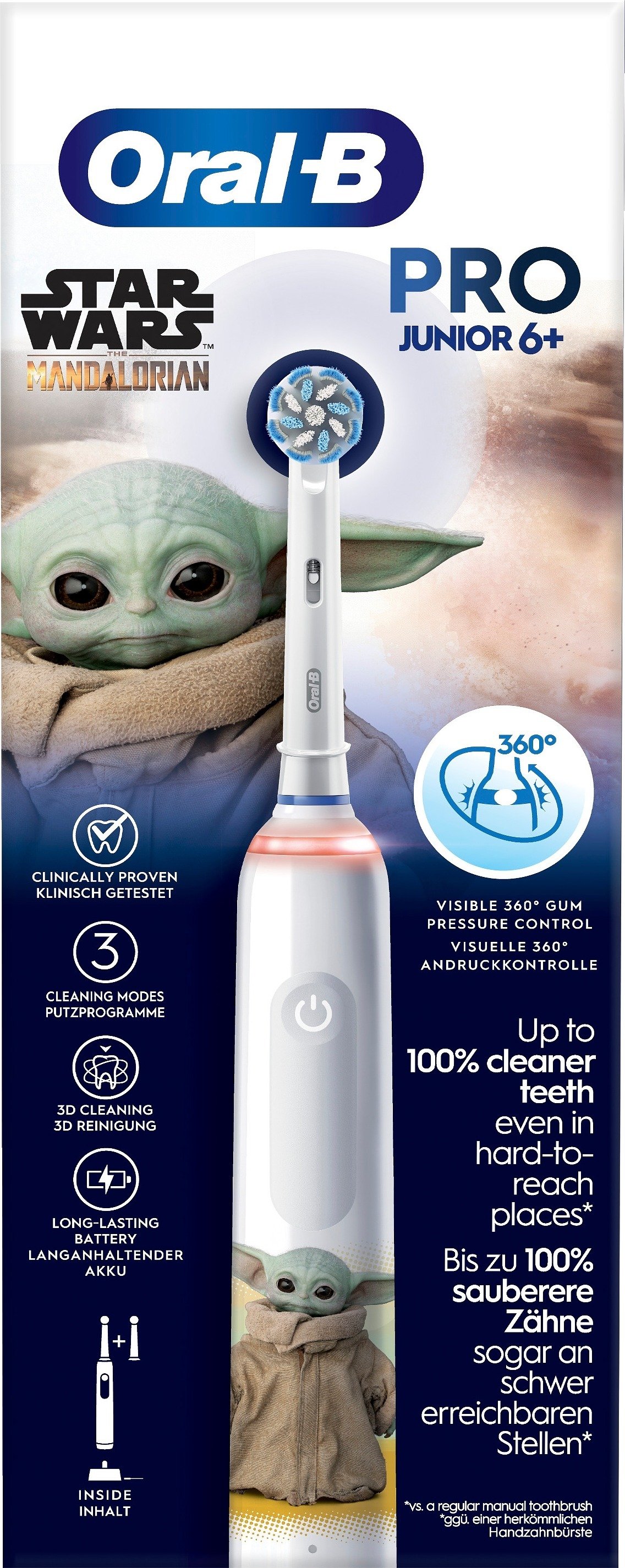 Oral-B Pro Junior eltandborste för barn, Star Wars