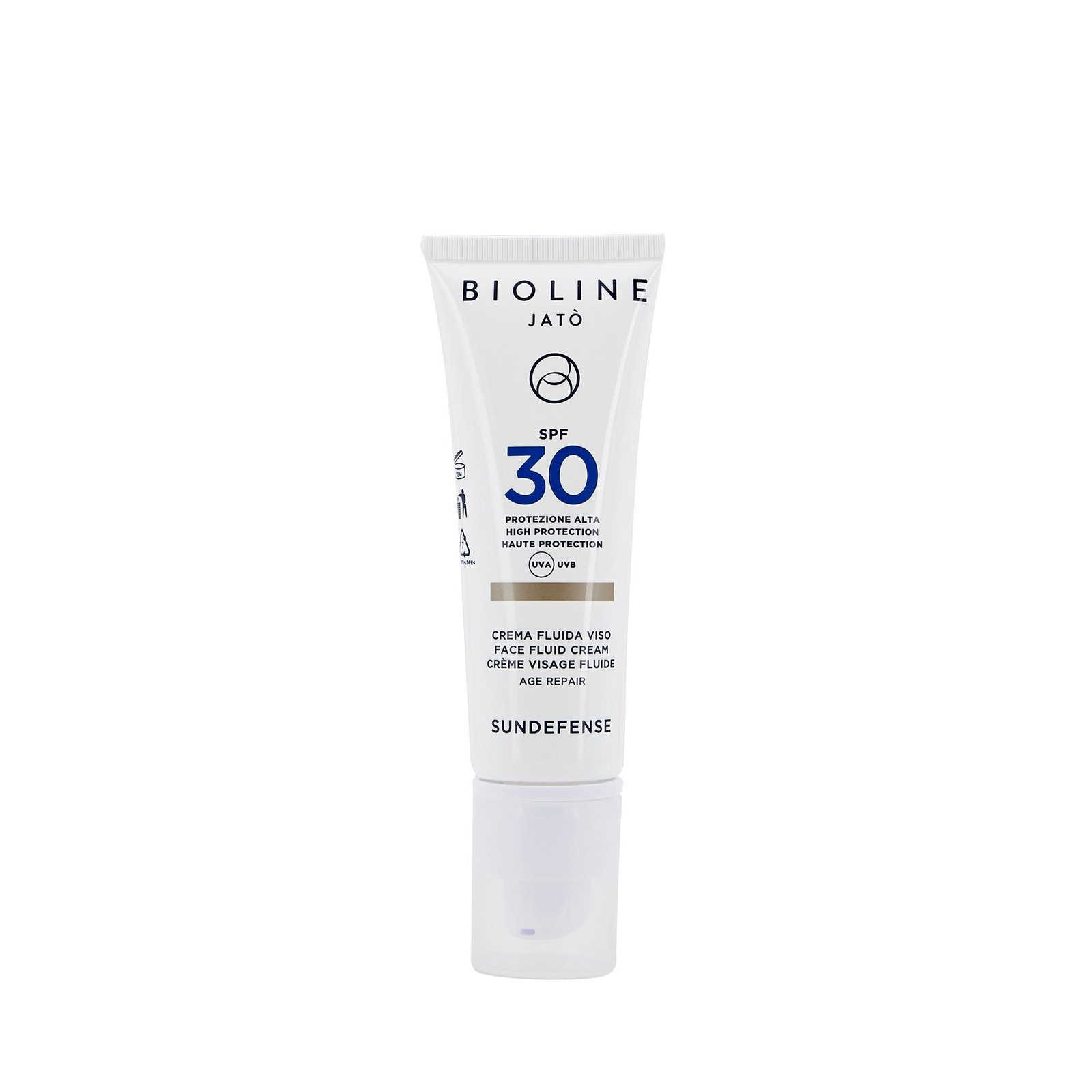 Bioline Jatò SPF 30 High Protection Face Fluid Cream Age Repair 50 ml