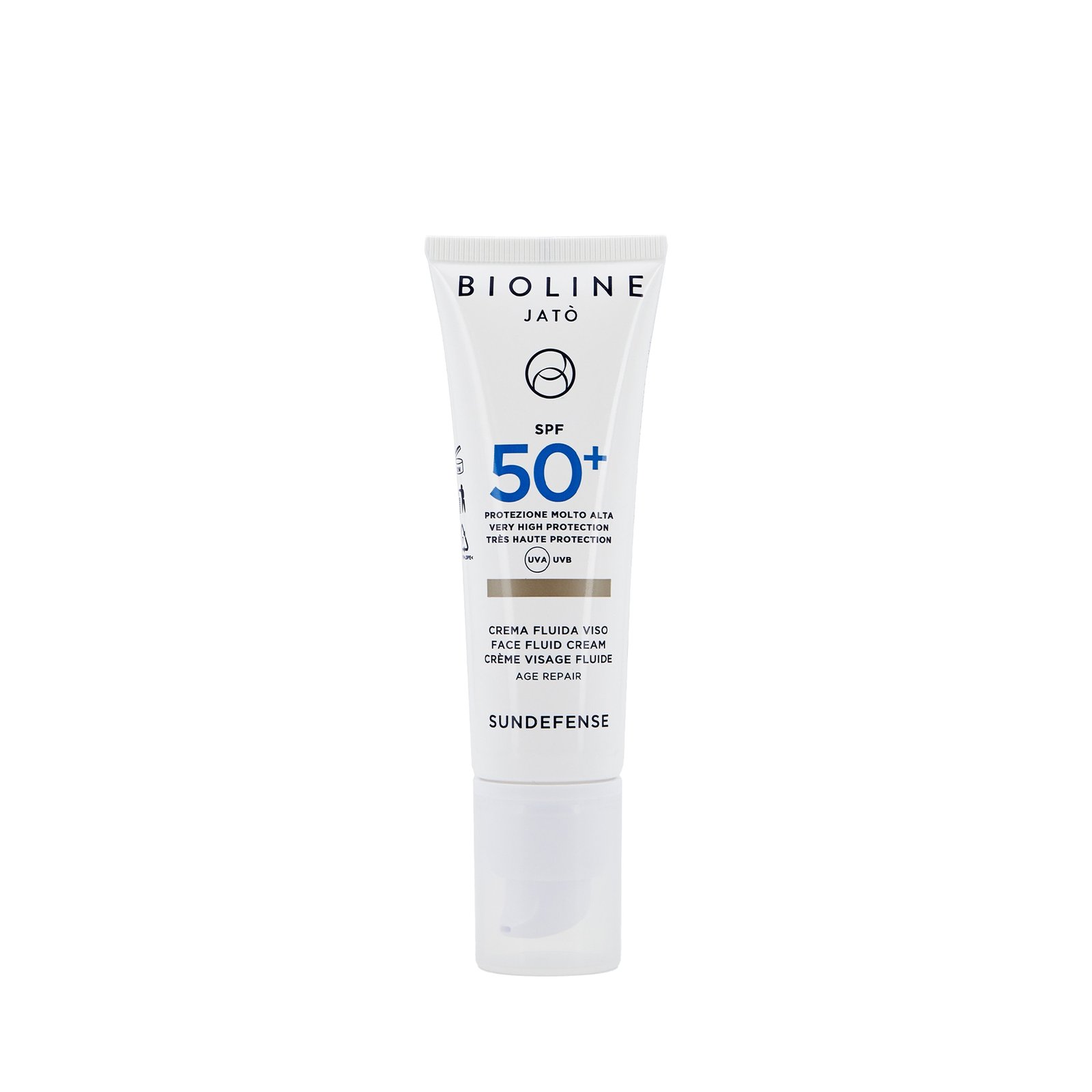 Bioline Jatò SPF 50+ Very High Protection Face Fluid Cream Age Repair  50 ml