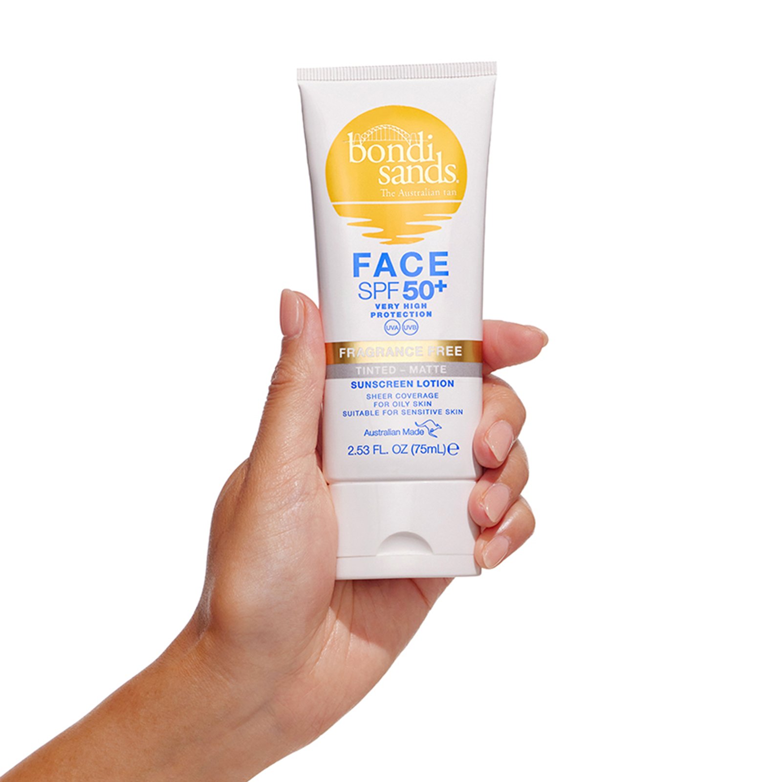 Bondi Sands SPF 50+ Fragrance Free Matte Tinted Face Lotion 75 ml
