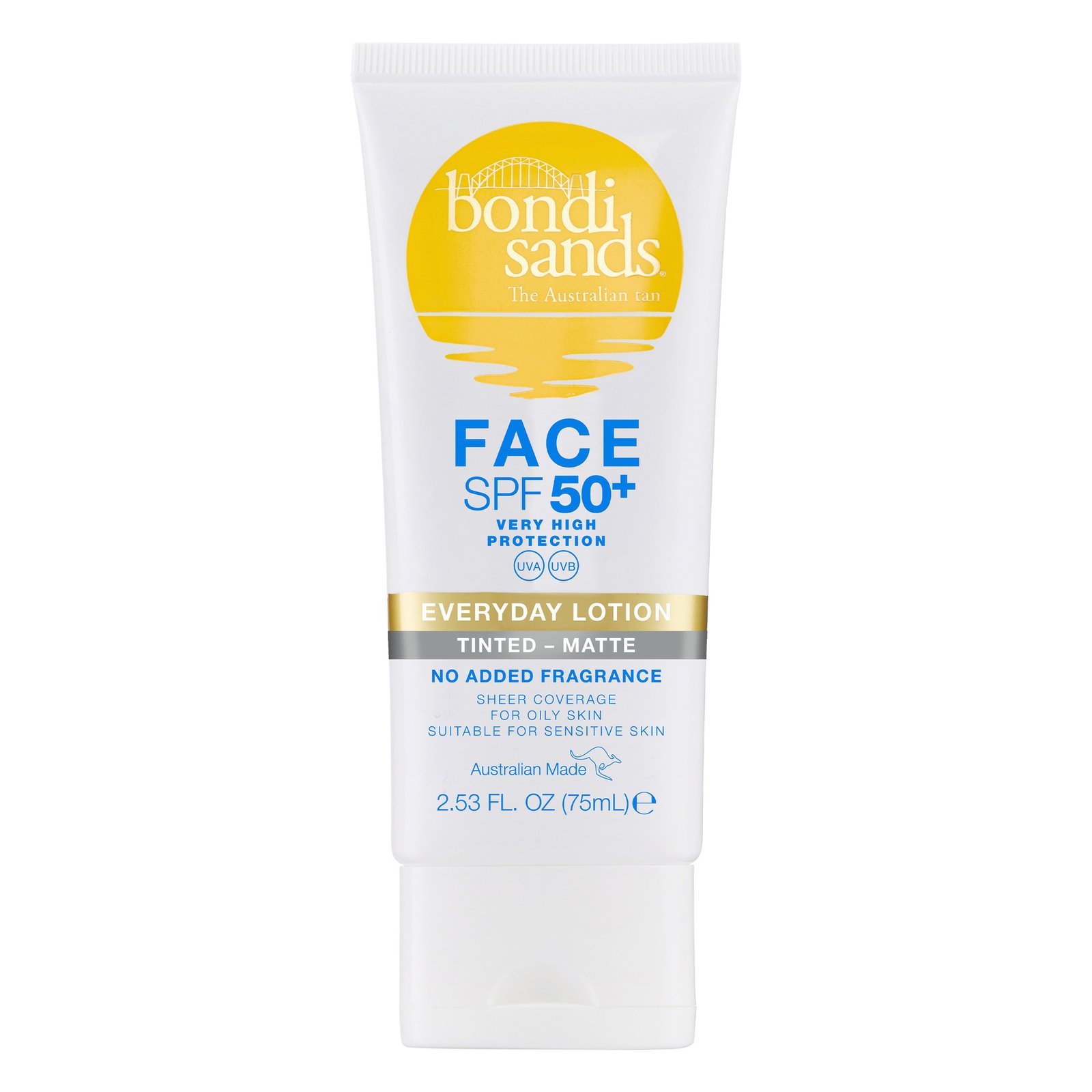 Bondi Sands SPF 50+ Everyday Matte Tinted Face Lotion 75 ml