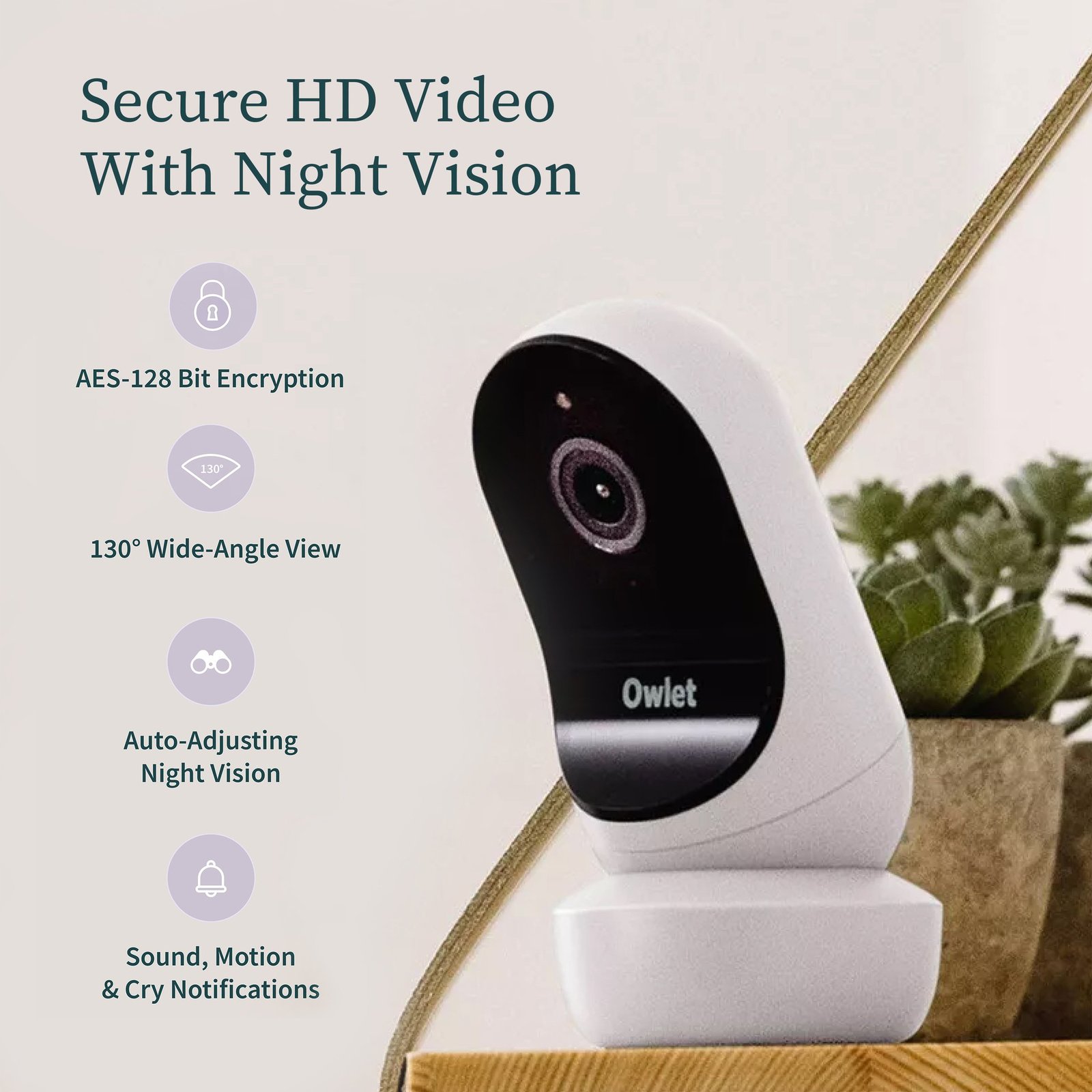 Owlet Dream Sock™ Mint + Owlet Cam 2