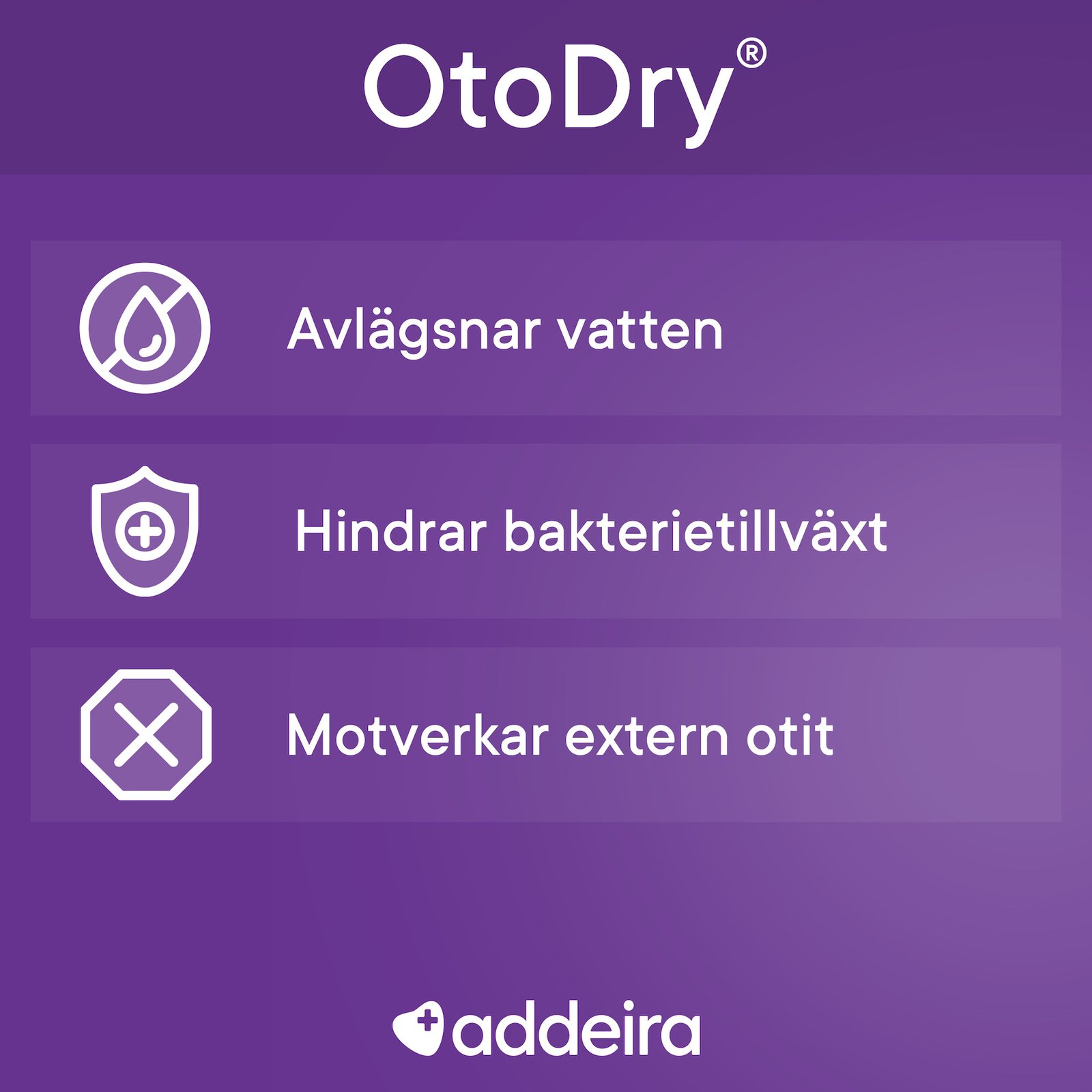 addeira OtoDry Spray mot simmaröra 30 ml