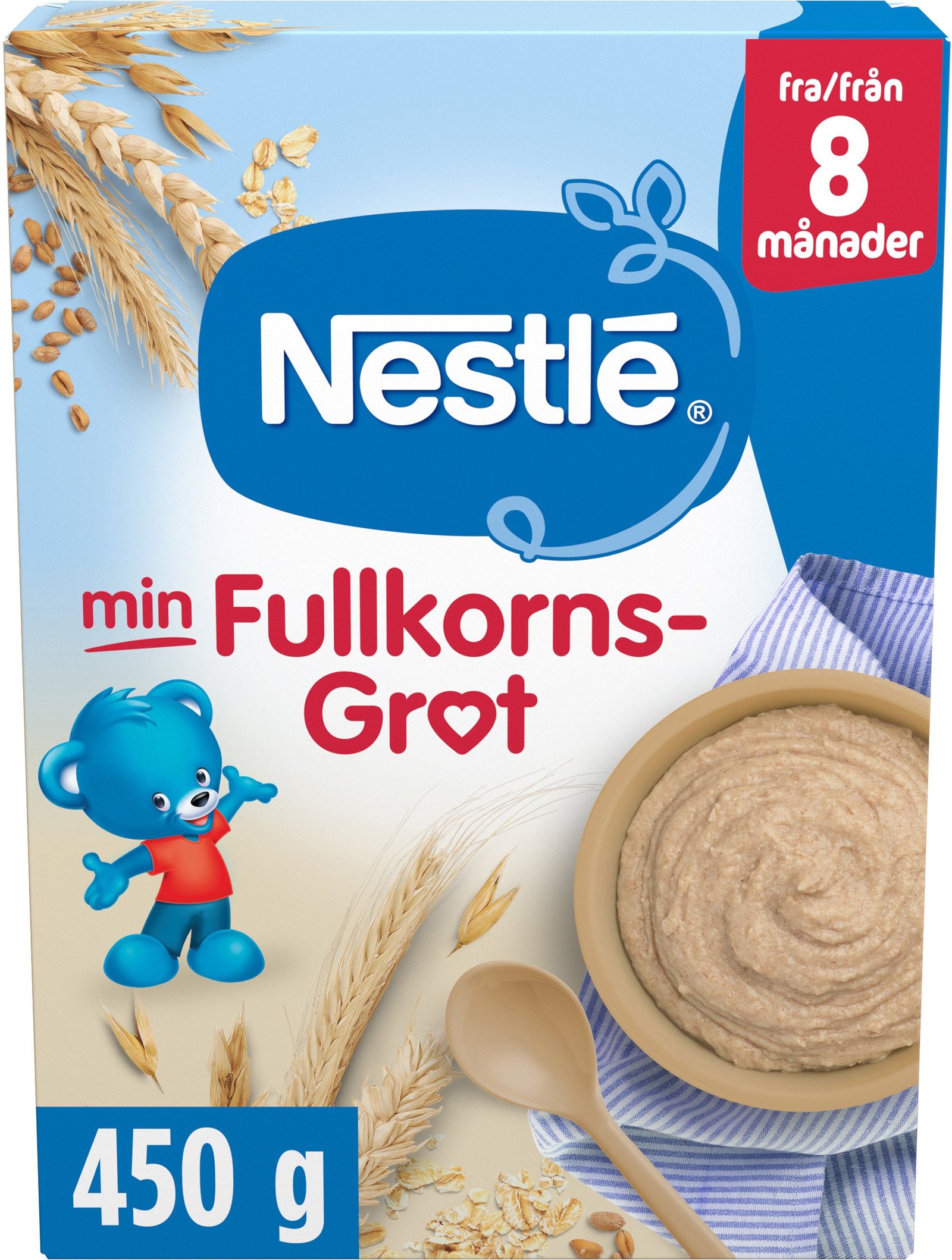 Nestlé Min Fullkornsgröt från 8 månader 450g