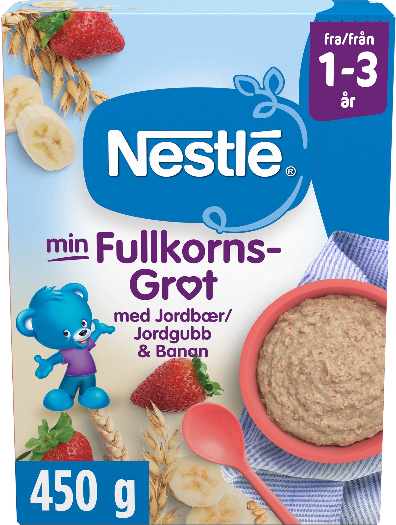 Nestlé Min Fullkornsgröt 1-3 år  450g