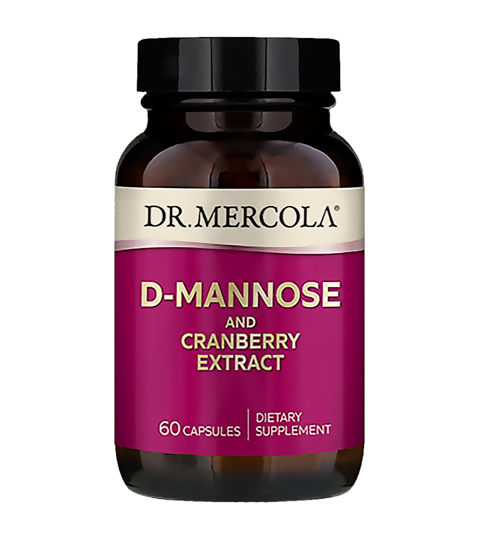 DR.MERCOLA D-Mannose & Cranberry Extract 60 kapslar