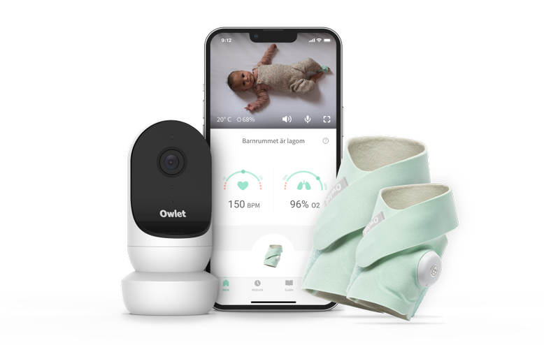 Owlet Monitor Duo 3 with Cam 2 Mint 1 st
