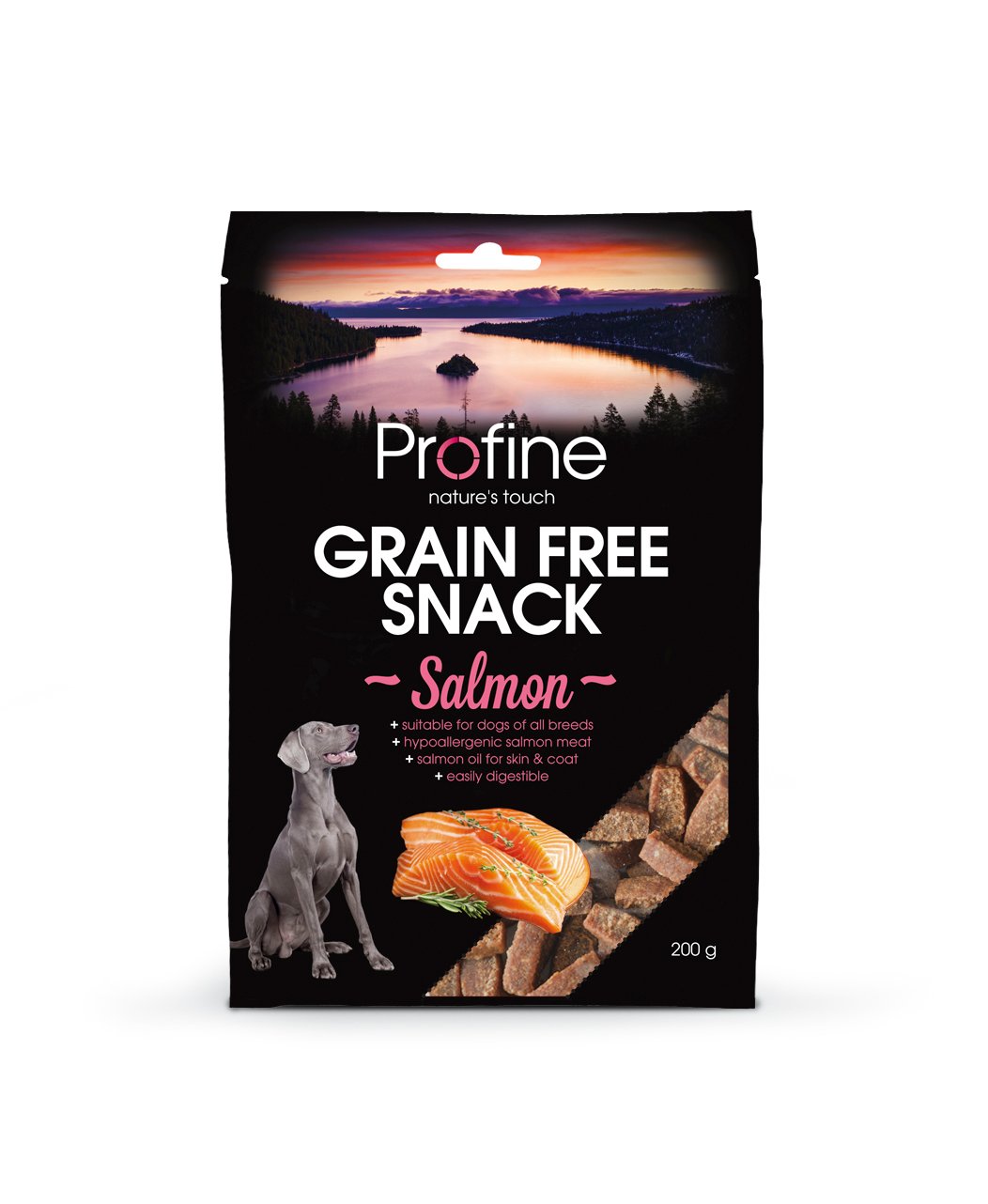 Profine Dog Grain Free Semi Moist Snack Salmon 200 g