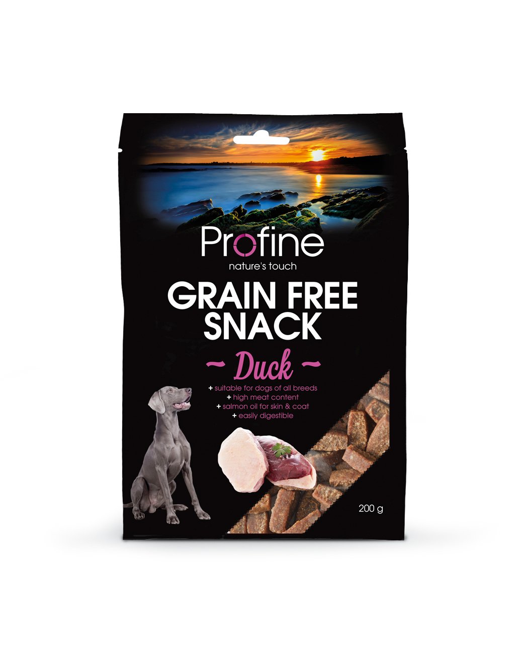 Profine Dog Grain Free Semi Moist Snack Duck 200 g