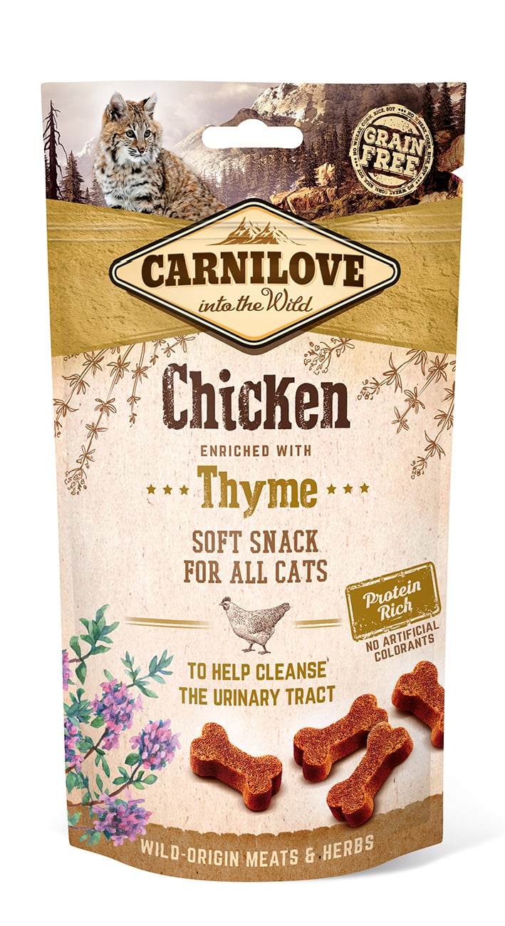 Carnilove Cat Semi Moist Snack Chicken with Thyme 50 g