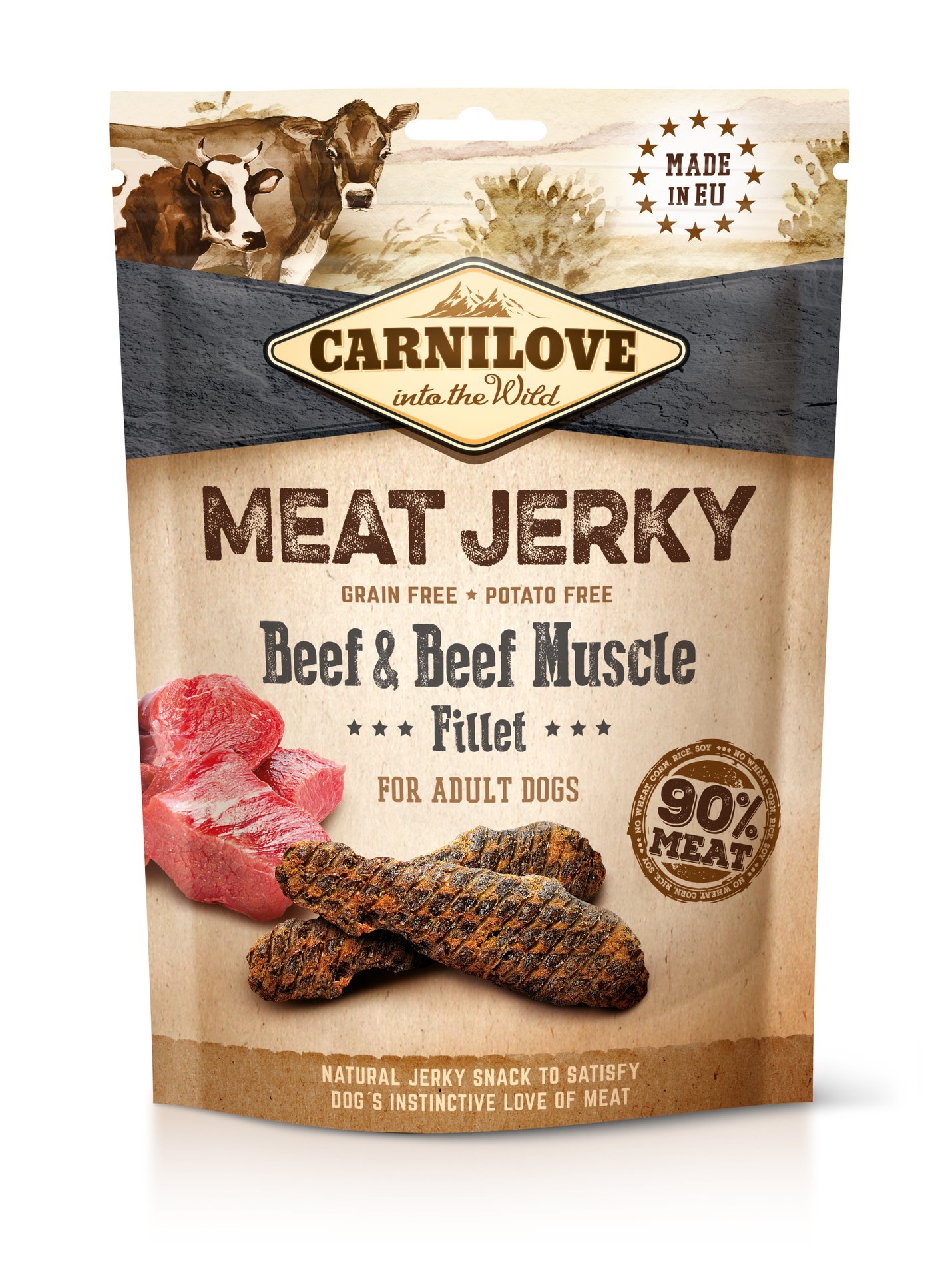 Carnilove Jerky Beef & Beef Muscle Fillet 100 g