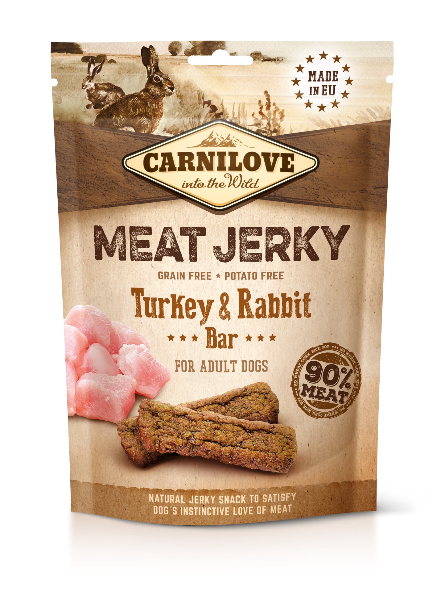 Carnilove Jerky Turkey & Rabbit Bar 100 g