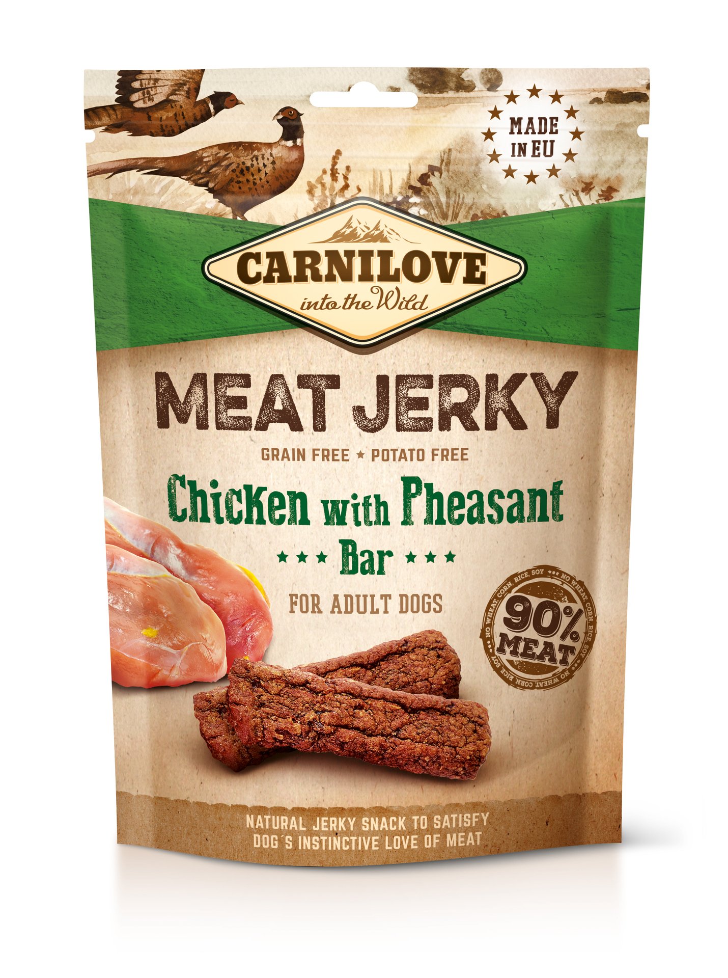Carnilove Jerky Chicken with Pheasant Bar 100 g