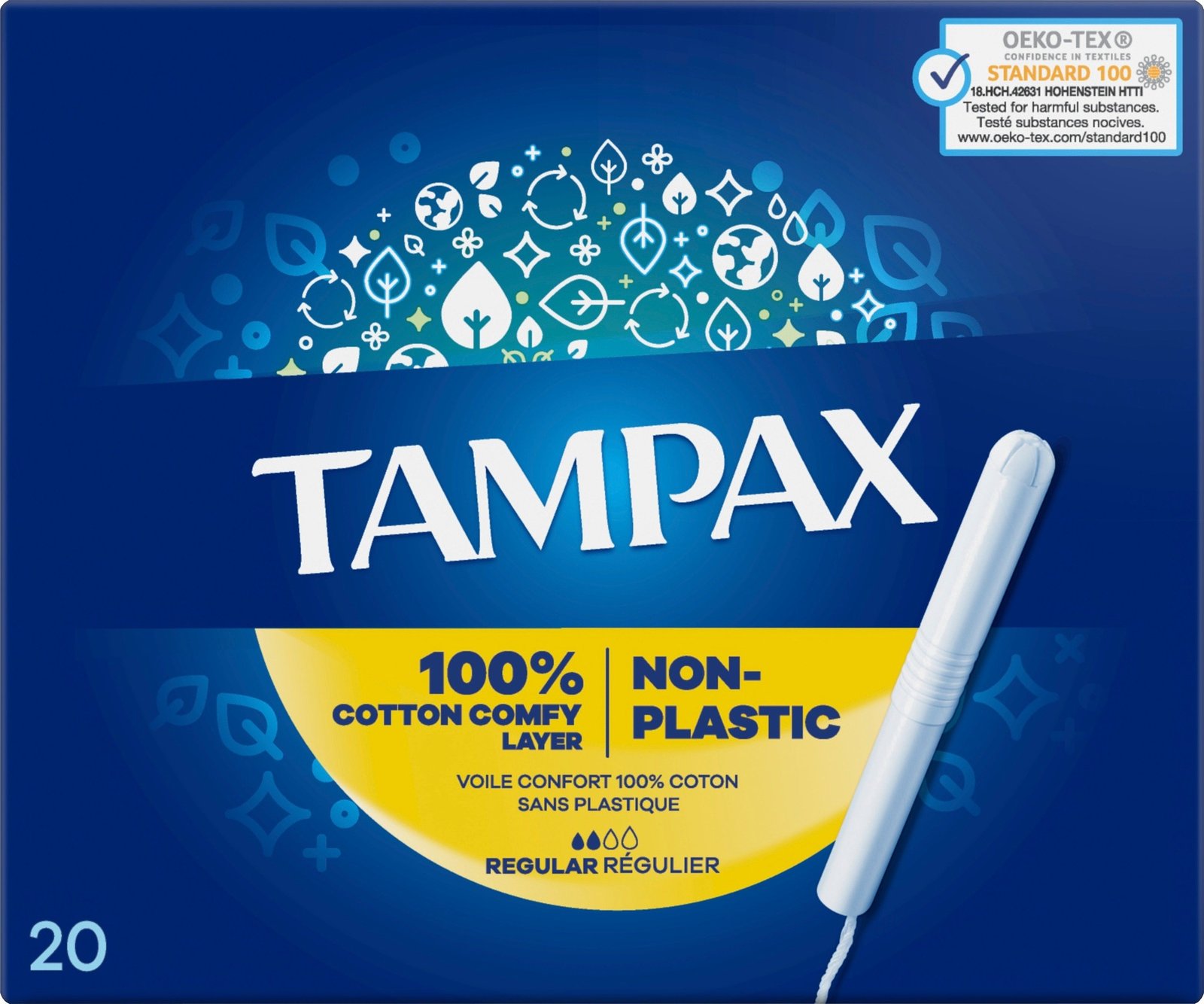 Tampax Regular Tamponger med pappersapplikator 20 st