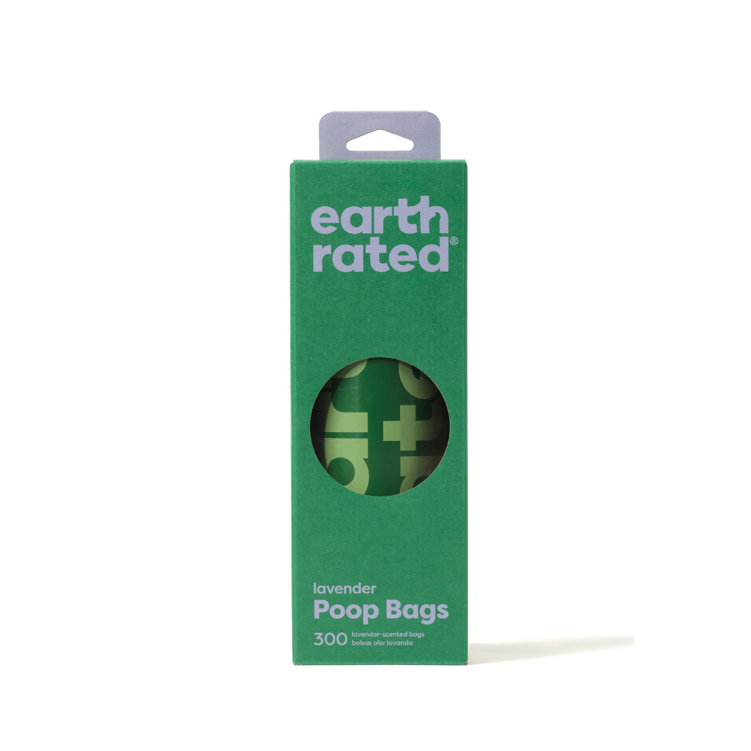 Earth Rated Hundbajspåsar Single Lavendel 300 st