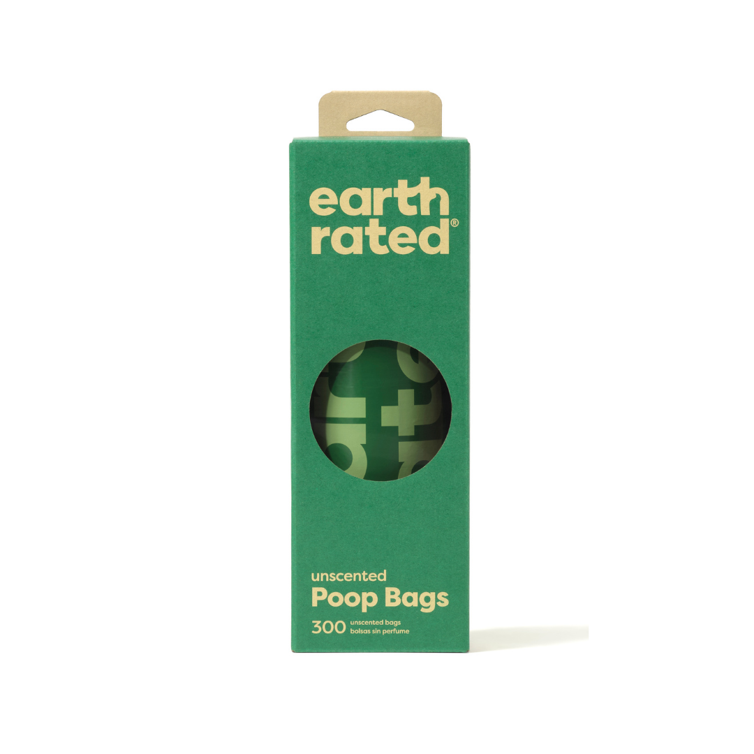 Earth Rated Hudbajspåsar Single Oparfymerade 300 st