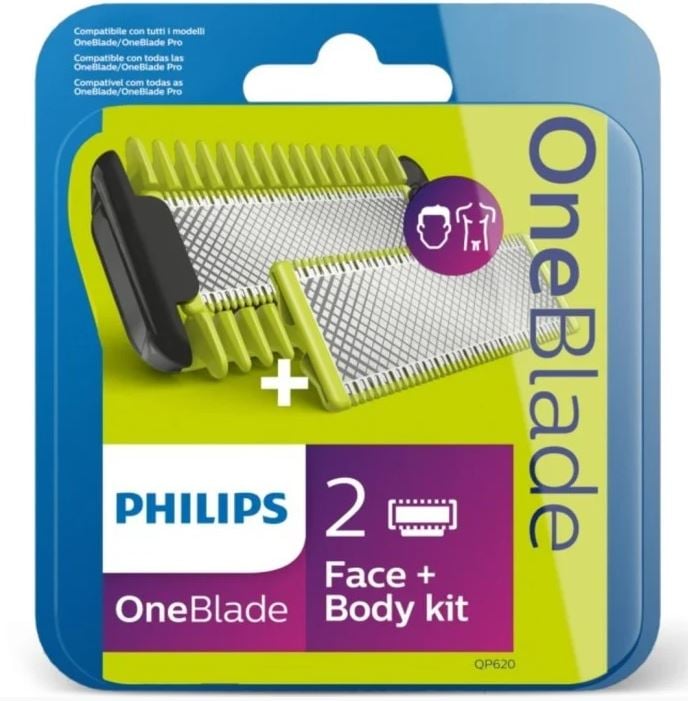 Philips OneBlade Refill Face & Body Kit 2st