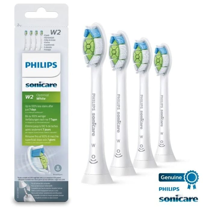 Philips Sonicare W2 Optimal White Vit 4 st