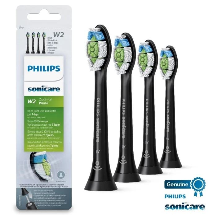 Philips Sonicare Optimal White Svart 4 st