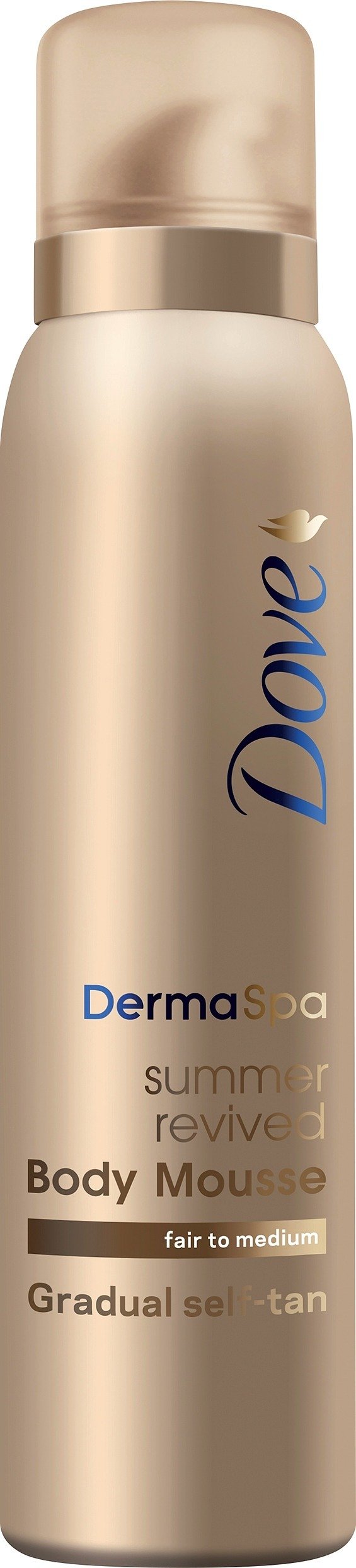 Dove Derma Spa Body Tanning Mousse Light-Medium 150 ml