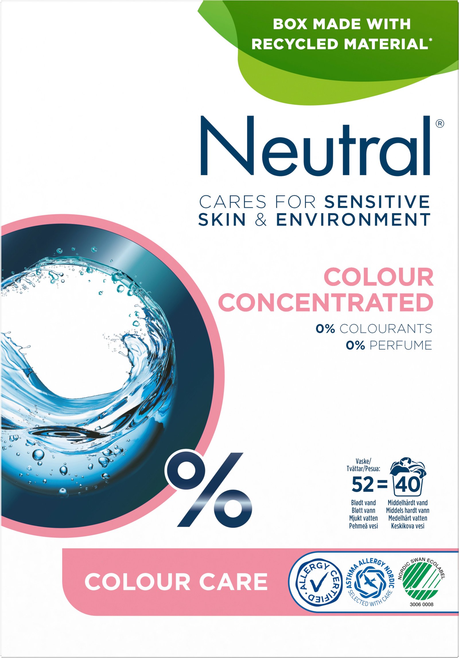 Neutral Colour Tvättmedel 1950g