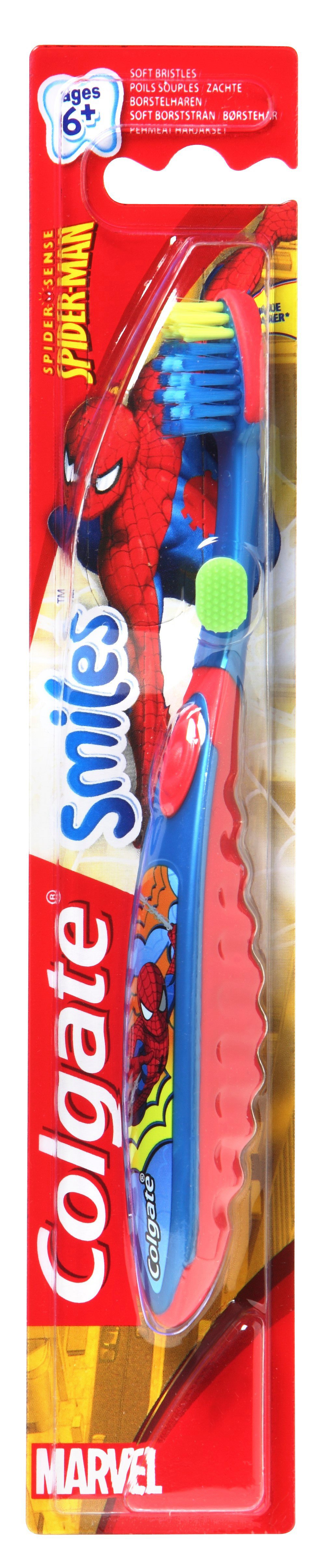 Colgate Tandborste barn smiles +6 år - Olika färger