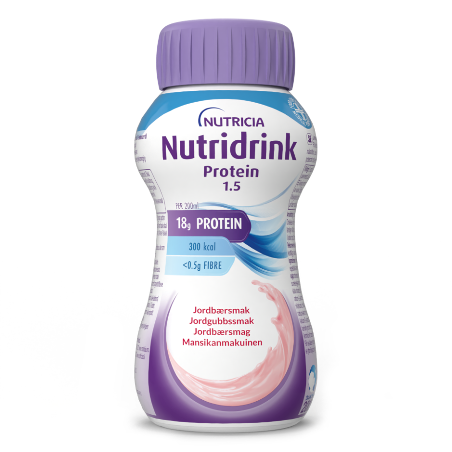 Nutridrink Protein Jordgubbsmak 4 x 200 ml