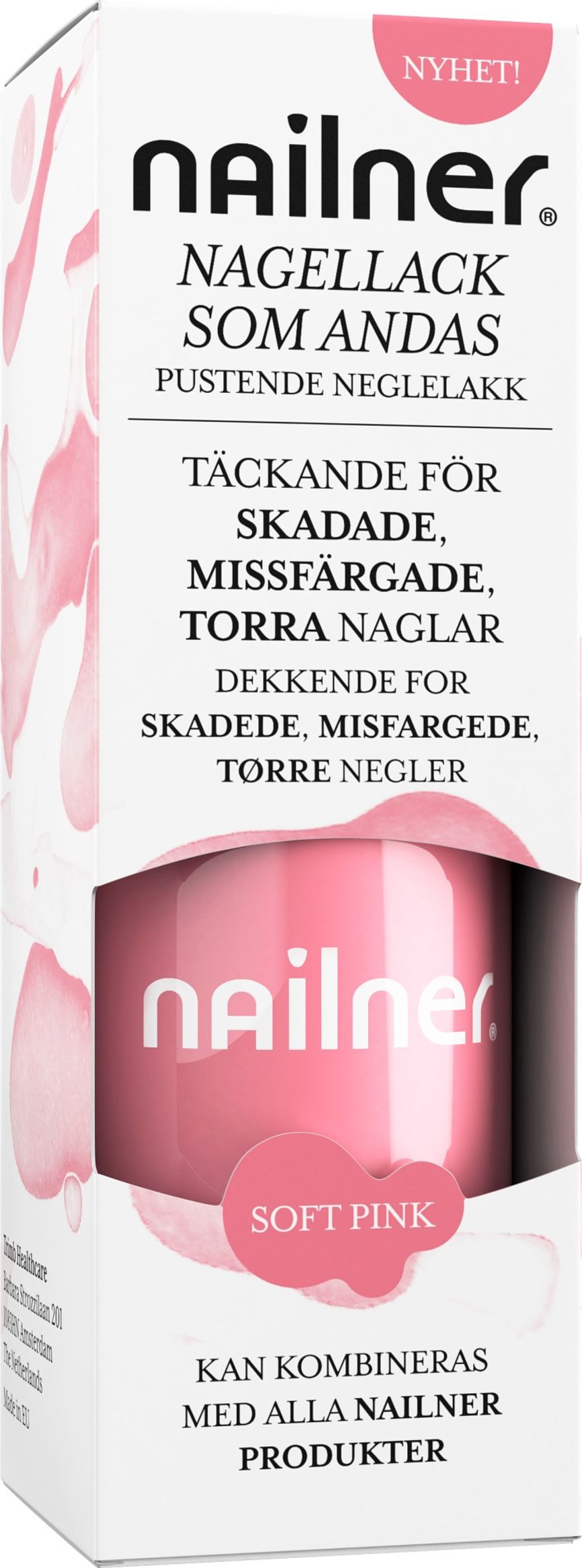 Nailner Nagellack Soft Pink 8 ml