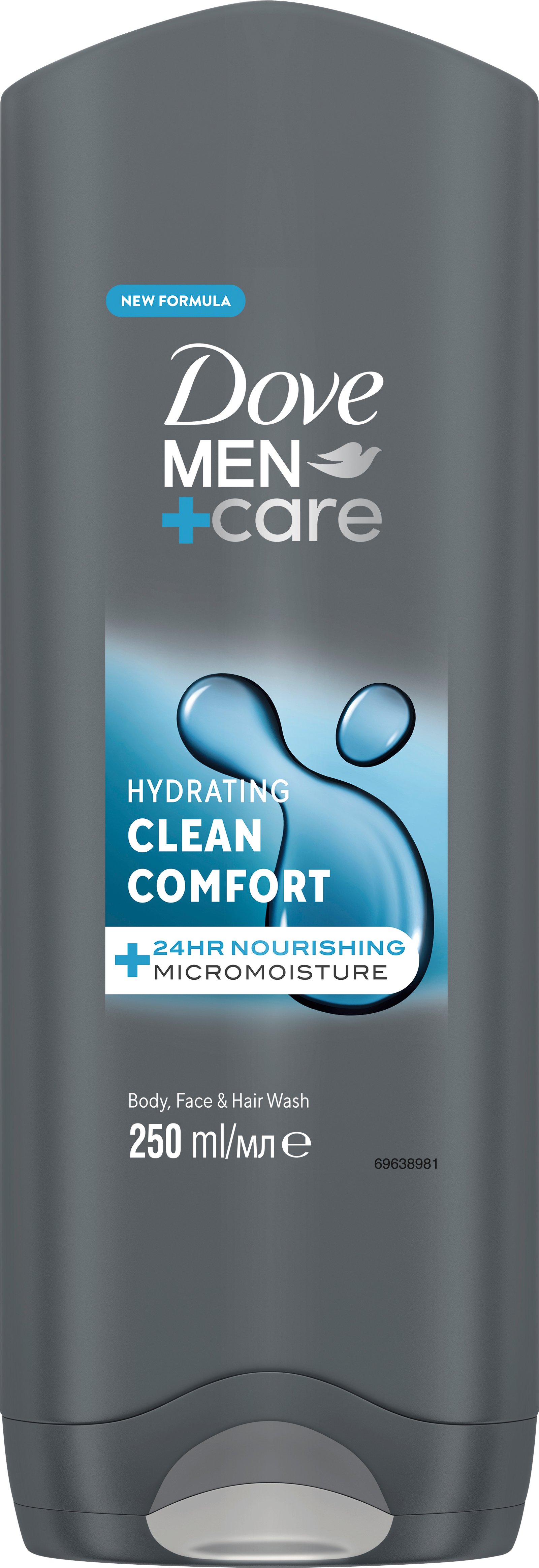 Dove Men+Care Hydrating Clean Comfort Shower gel 250 ml