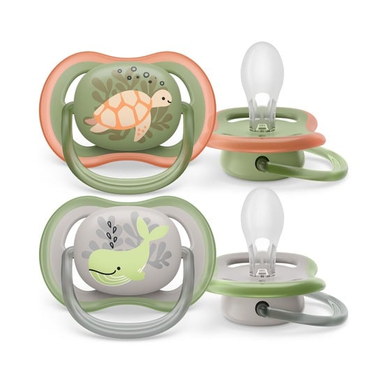 Philips Avent Ultra Air Napp 6-18 Månader Grå/Grön 2 st