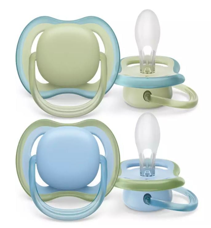 Philips Avent Ultra Air Napp Grön/Blå 0-6 månader 2 st