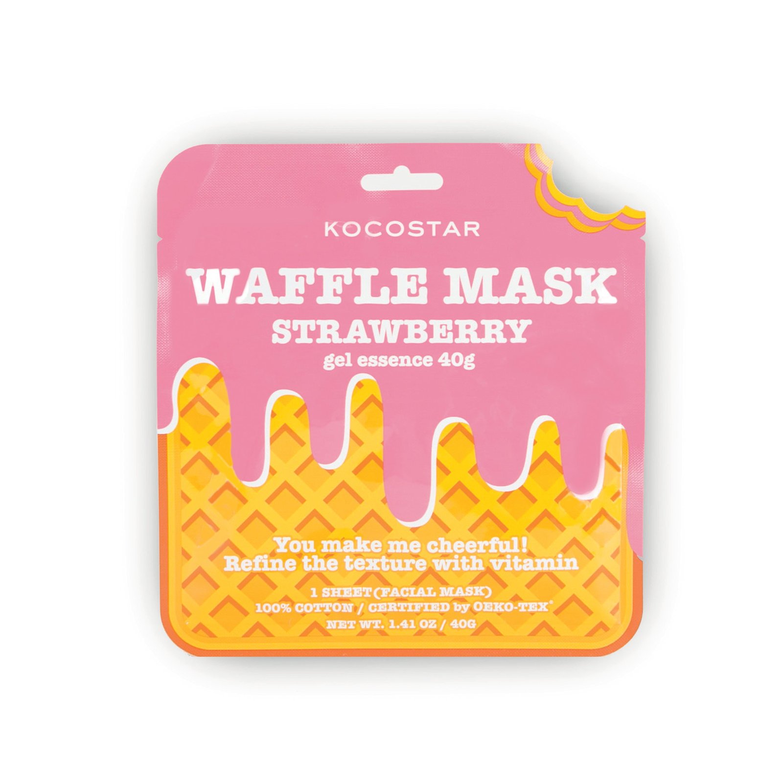 KOCOSTAR Waffle Mask Strawberry 40 g
