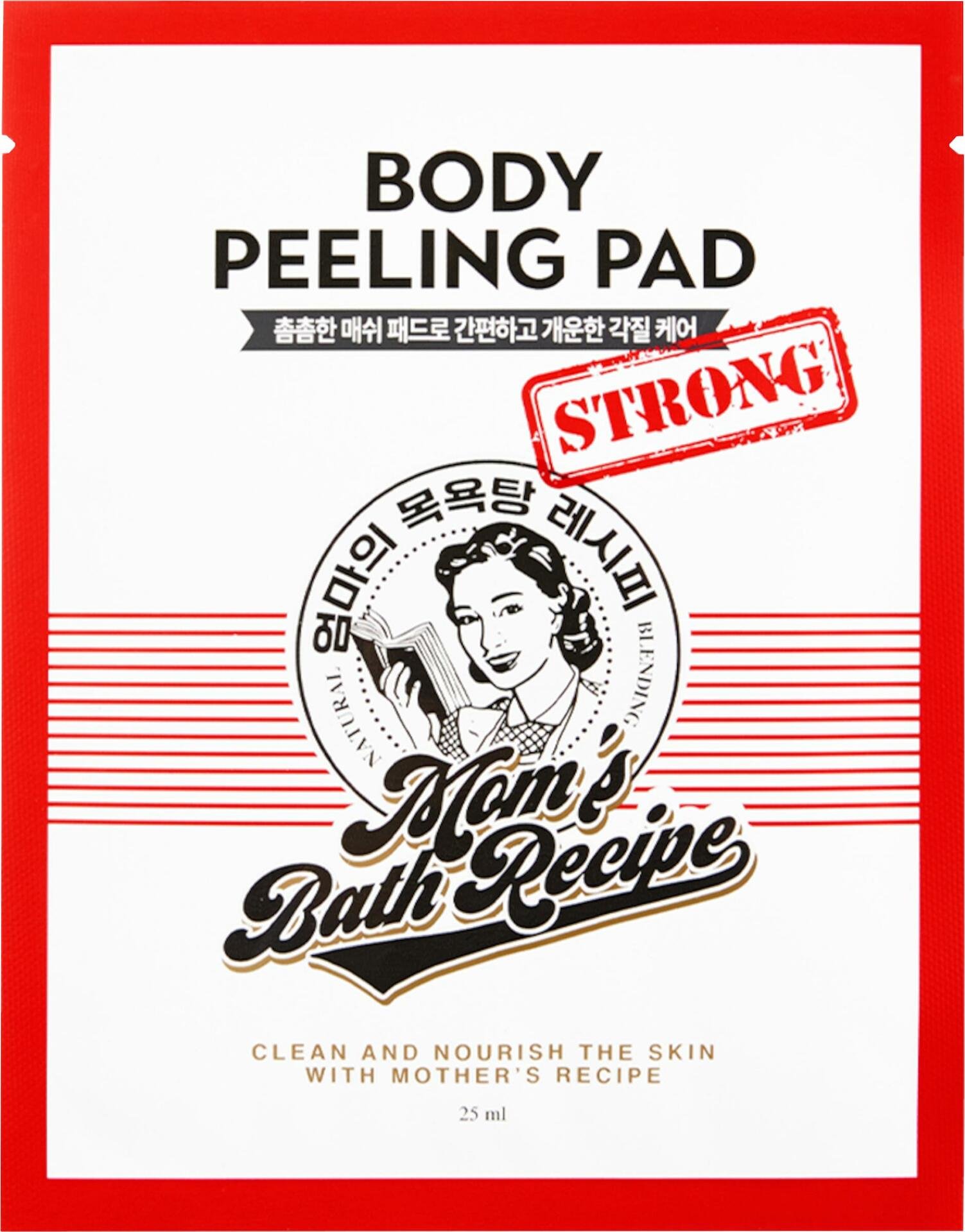 Mom´s Bath Recipe Body Peeling Pad Strong 1st
