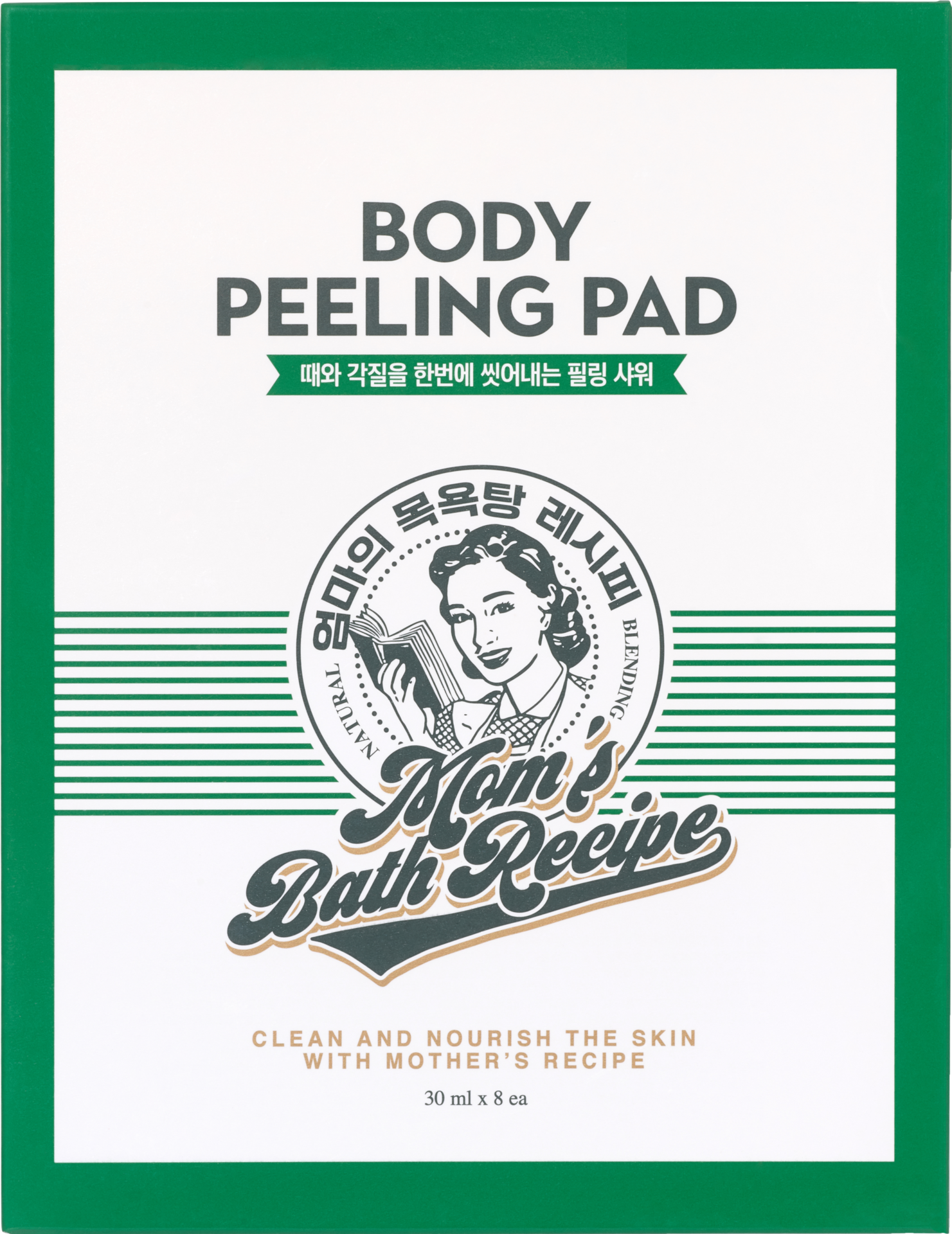 Mom´s Bath Recipe Body Peeling Pad 8st