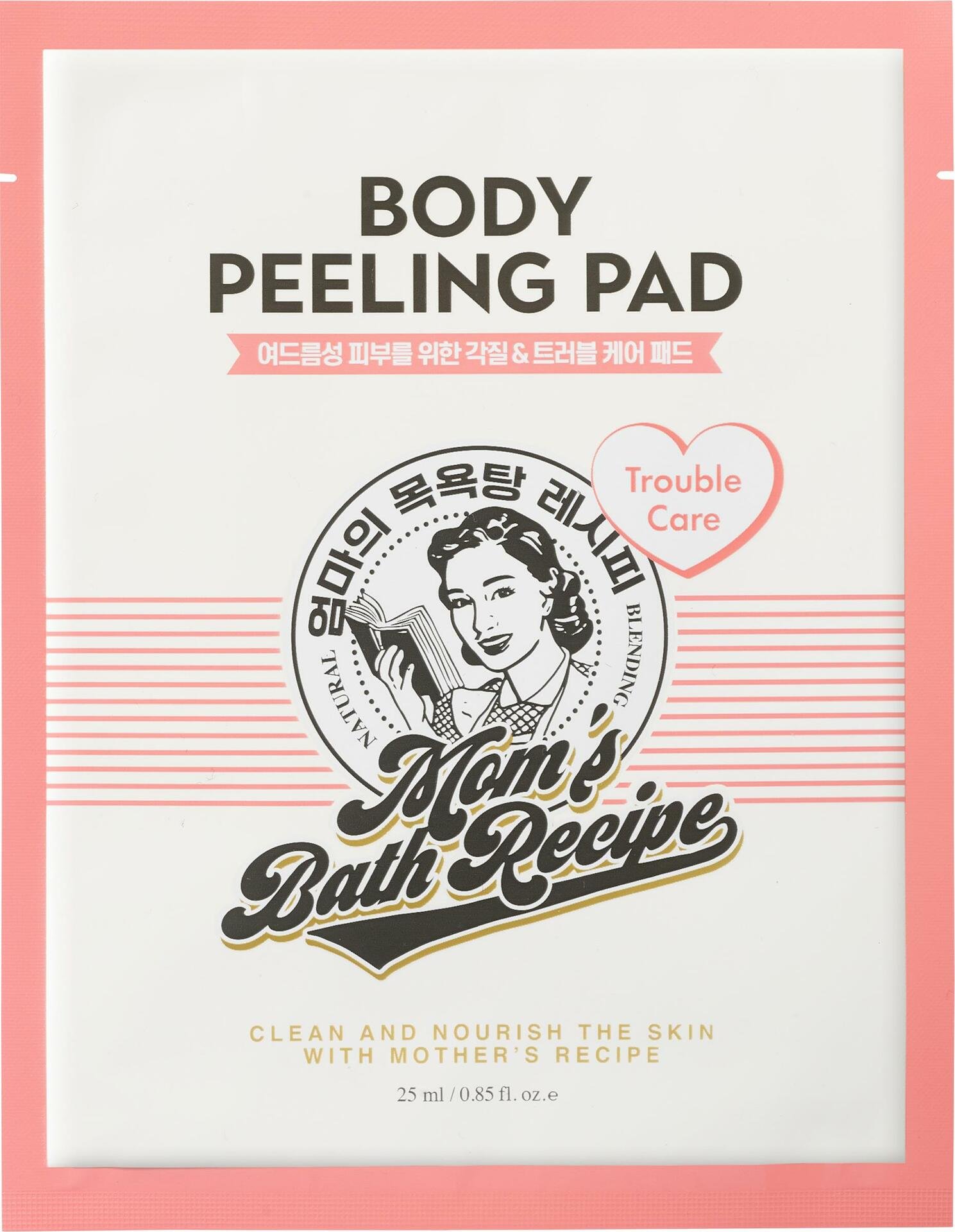 Mom´s Bath Recipe Body Peeling Pad Trouble Care 1st